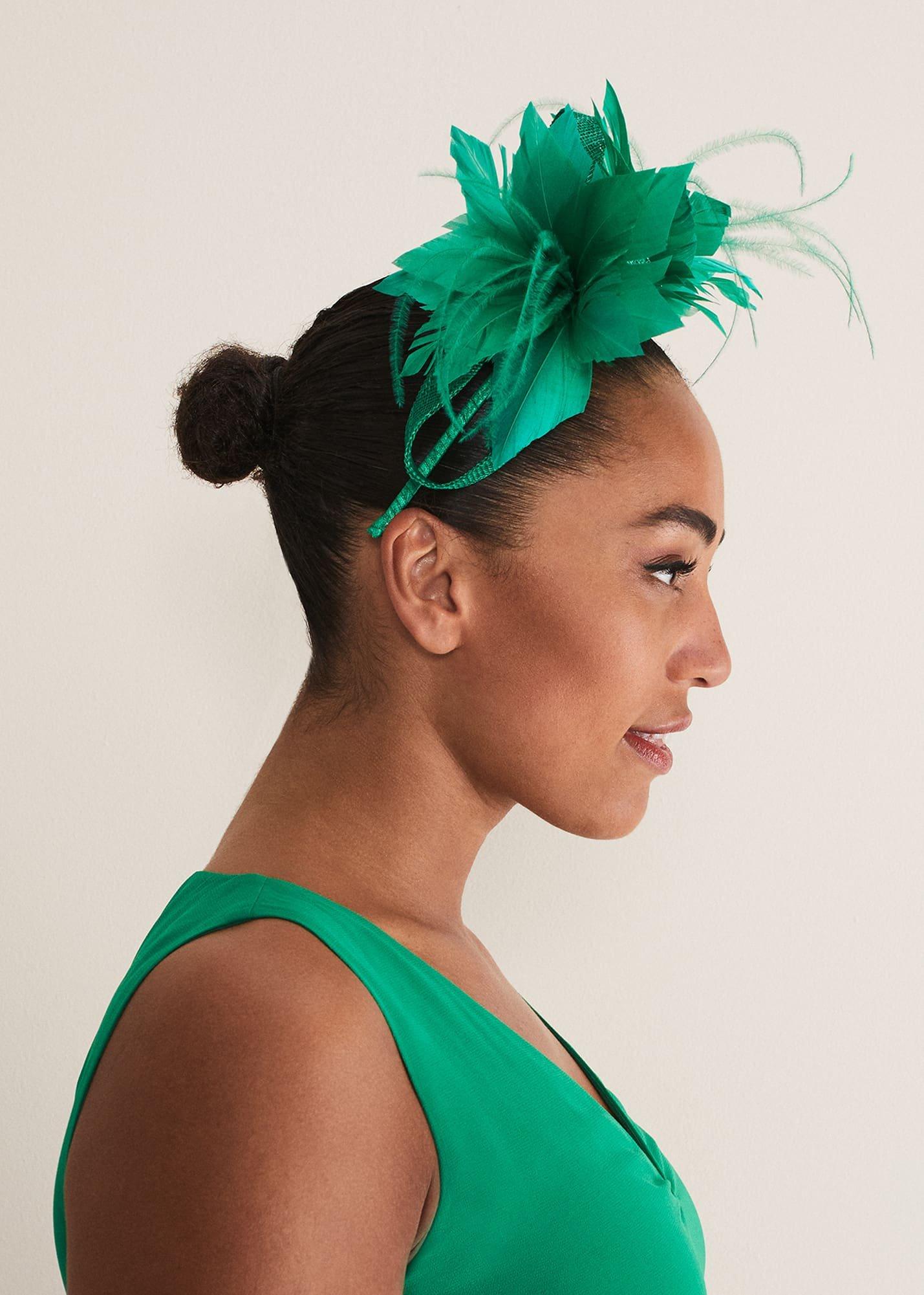 Green Flower Headband
