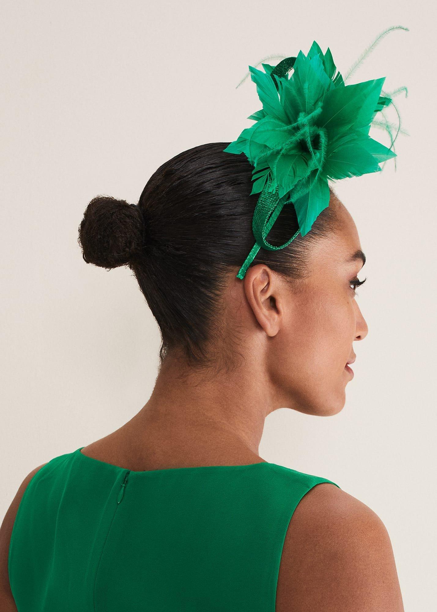 Green Flower Headband
