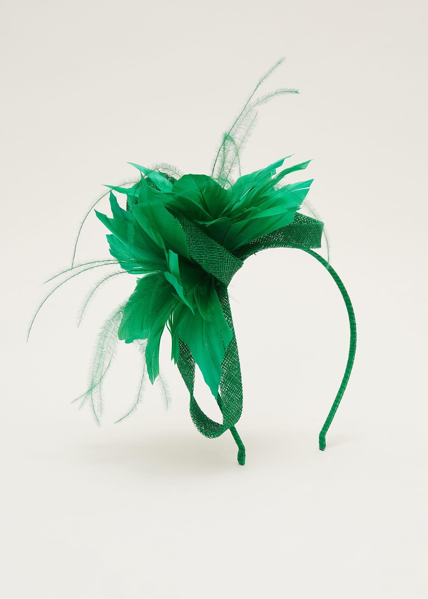 Green Flower Headband