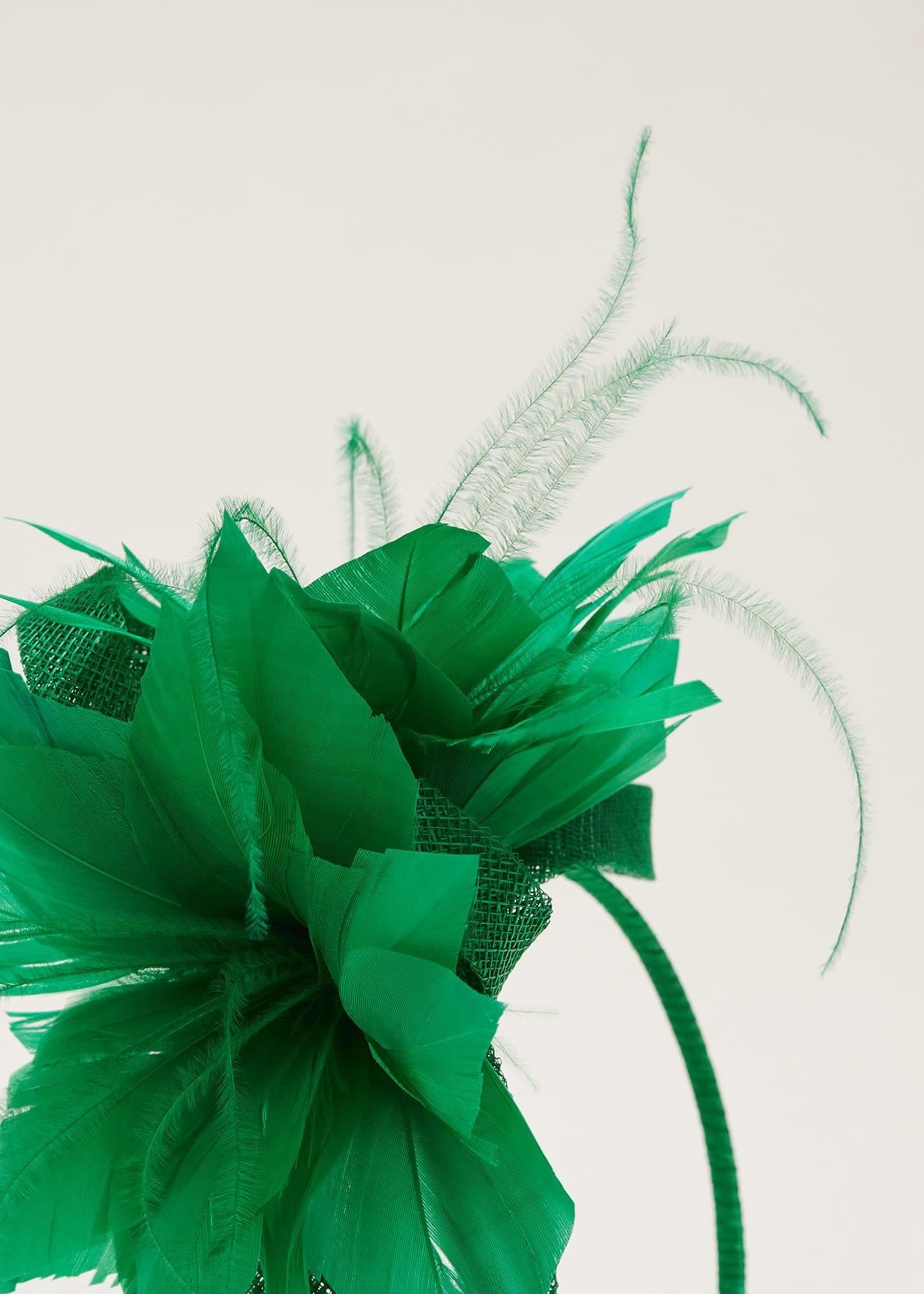 Green Flower Headband