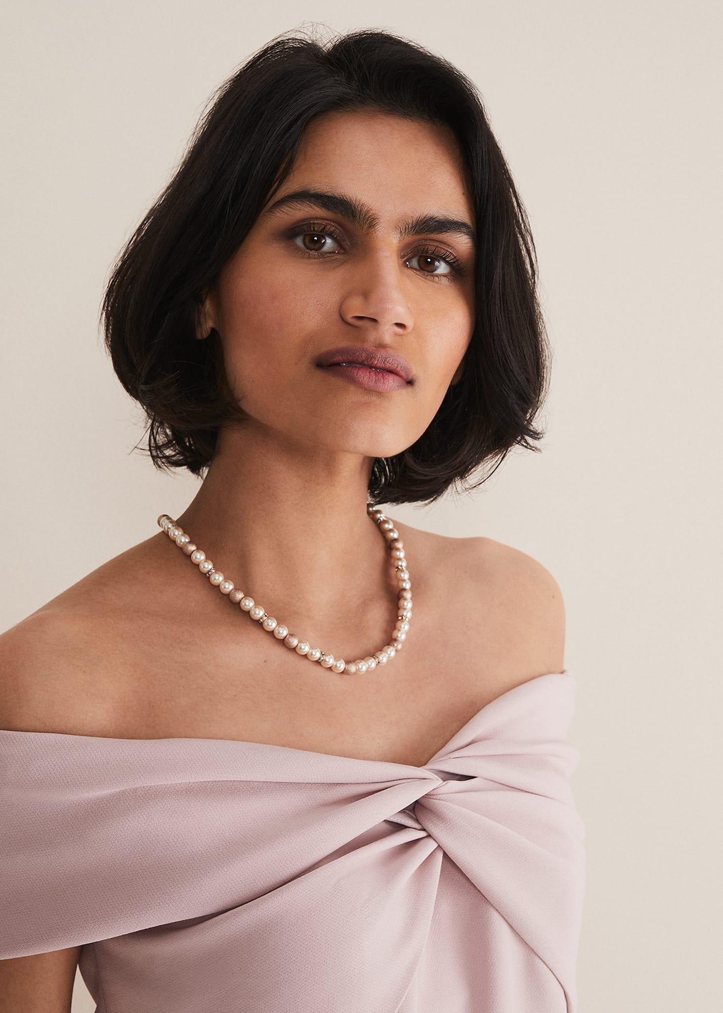 Pearl Beaded Necklace