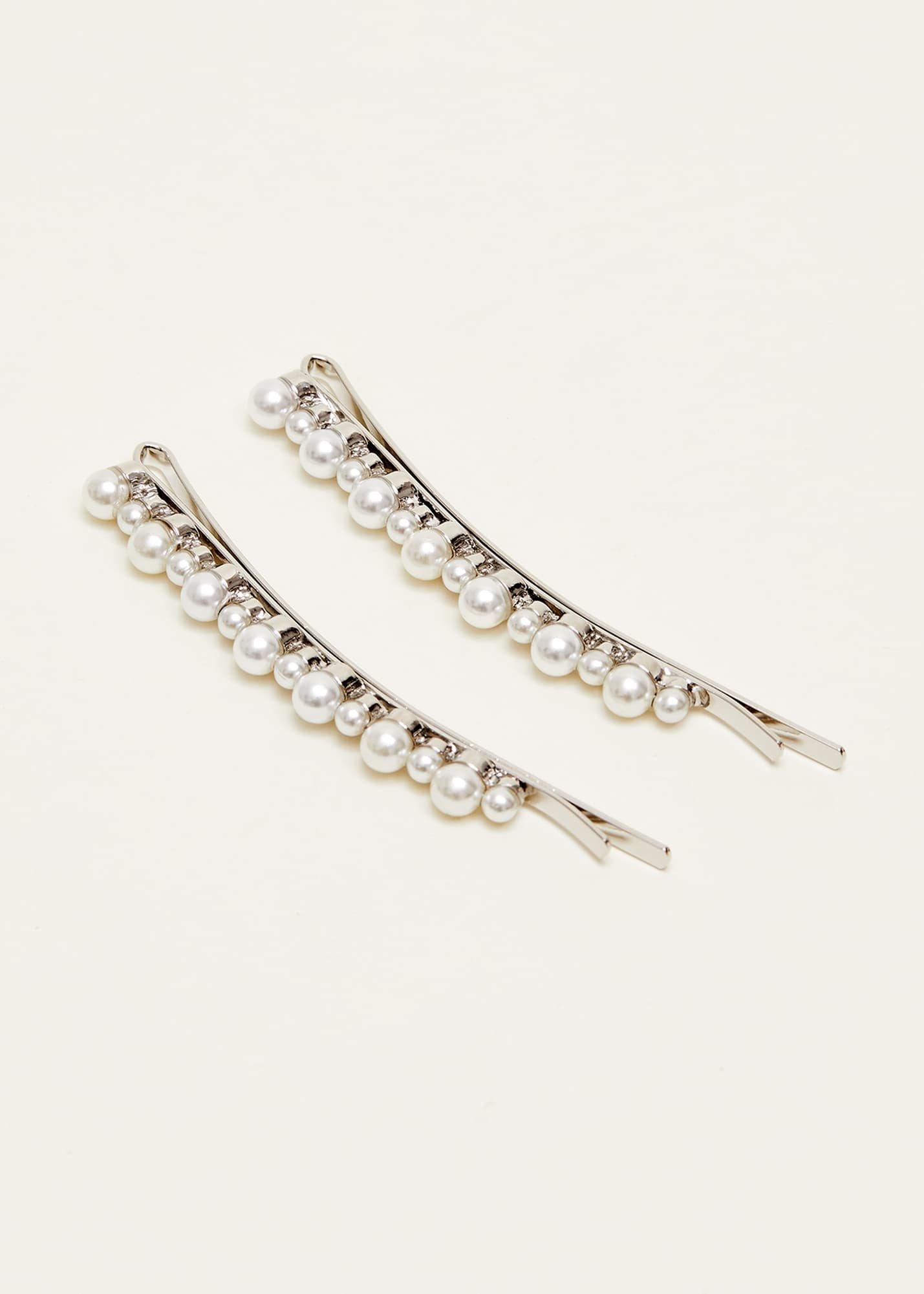 Pearl Hair Slides