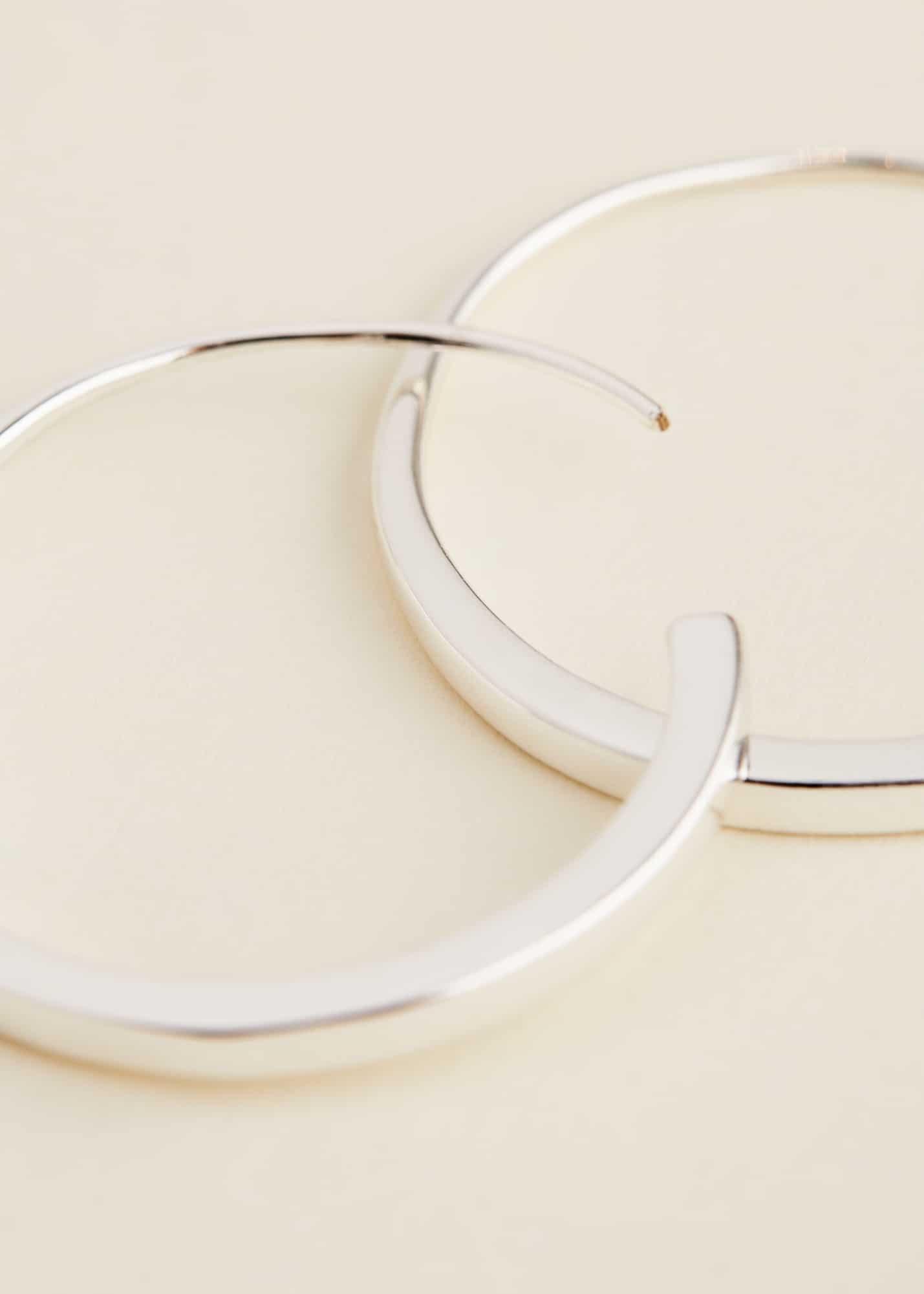 Silver Hoop Earrings