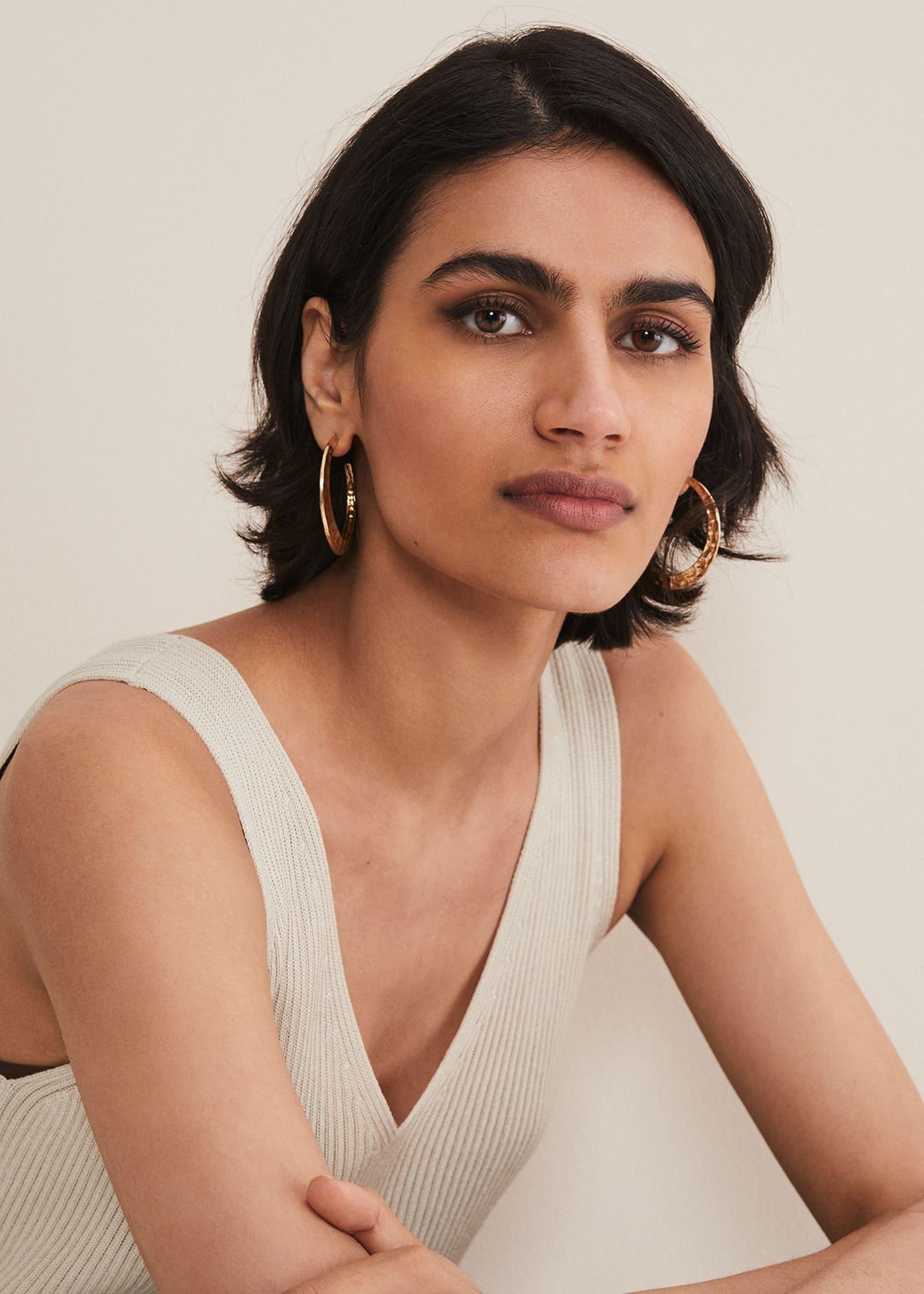 Gold Hoop Earrings