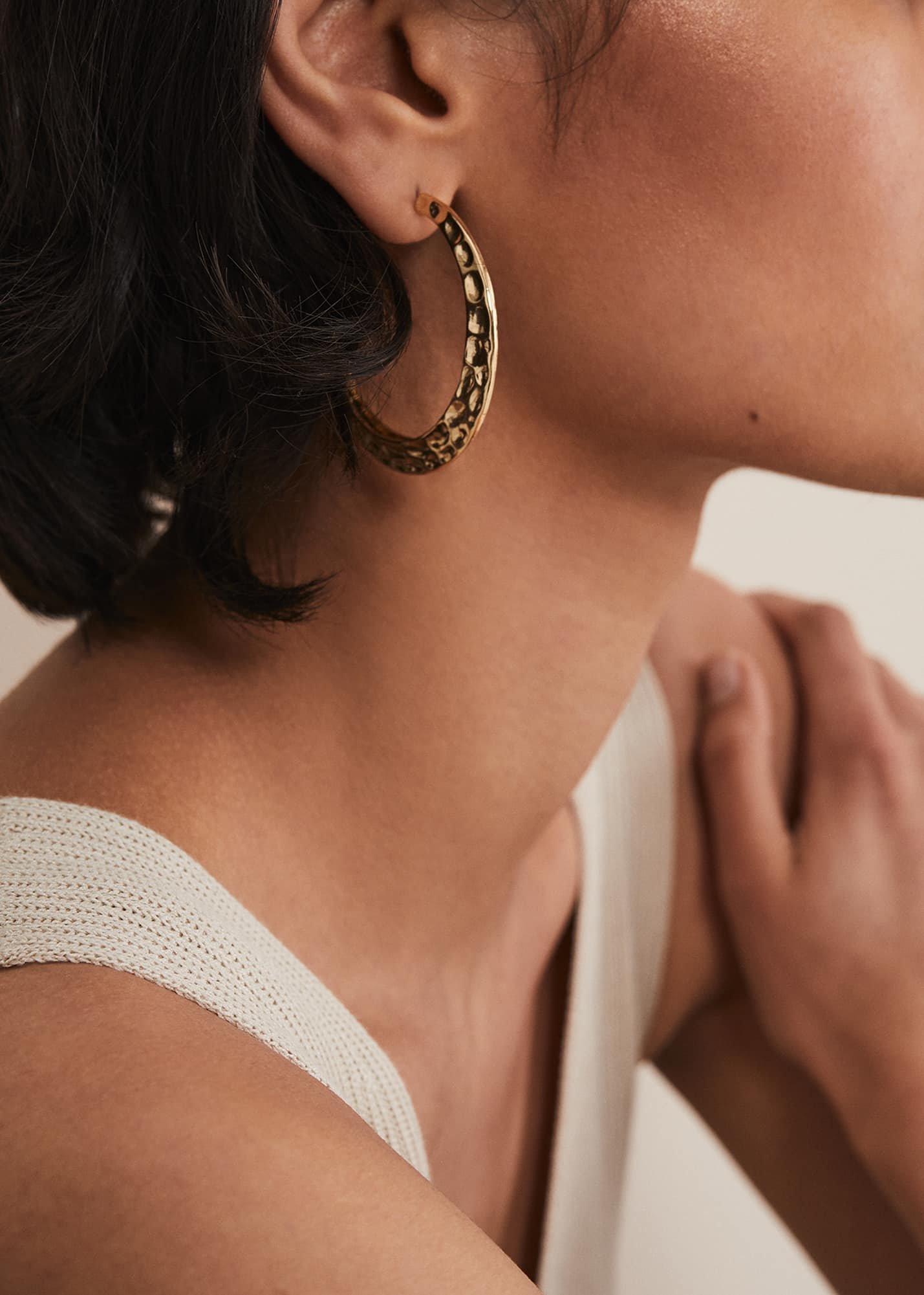 Gold Hoop Earrings