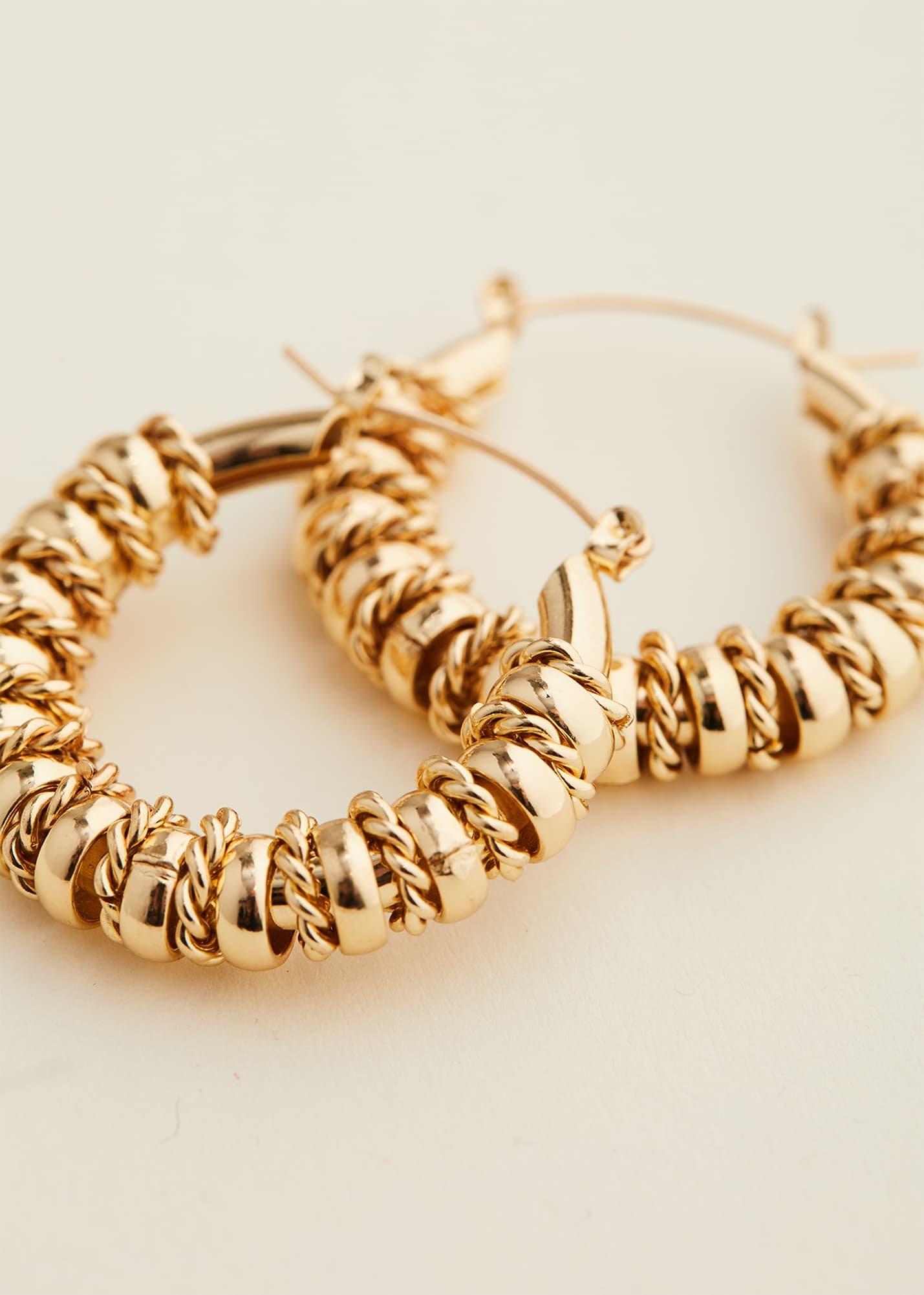 Chunky Ring Hoop Earring