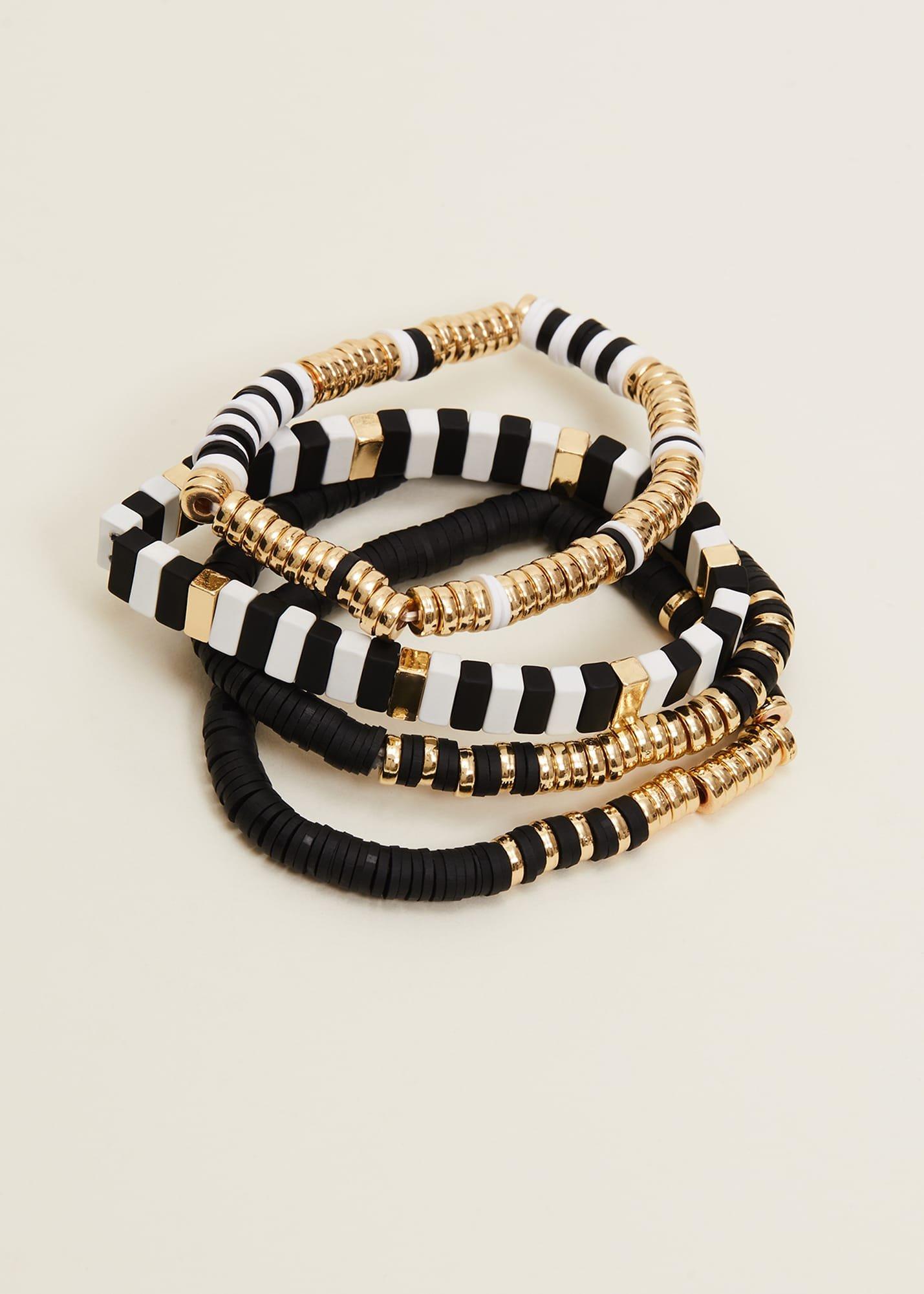 Mono Beaded Bracelet Pack