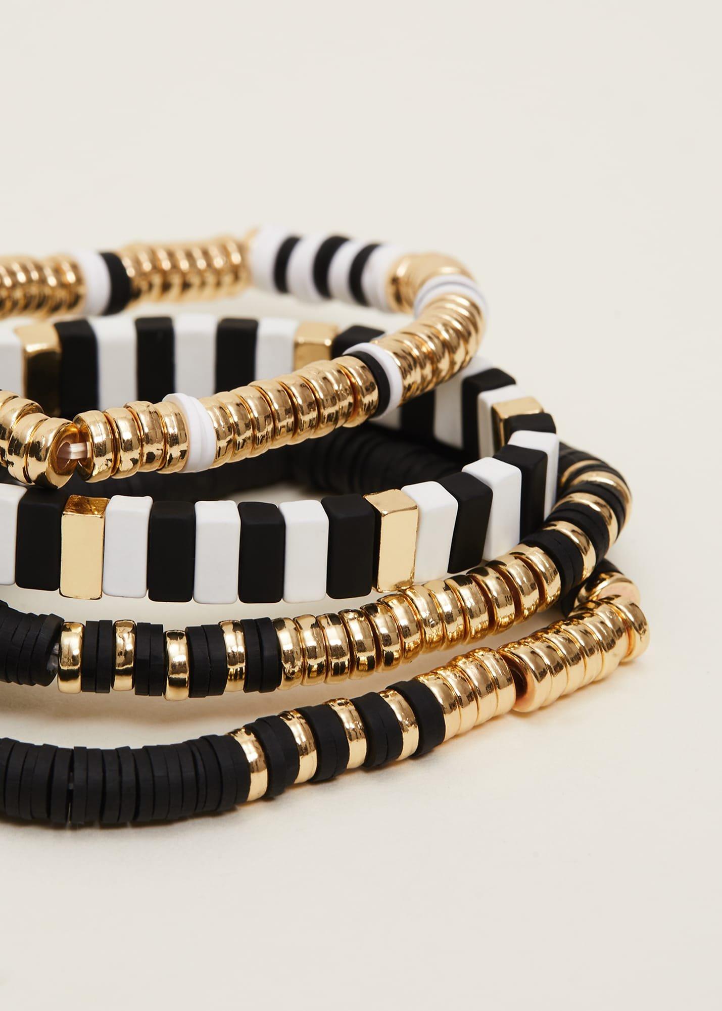 Mono Beaded Bracelet Pack
