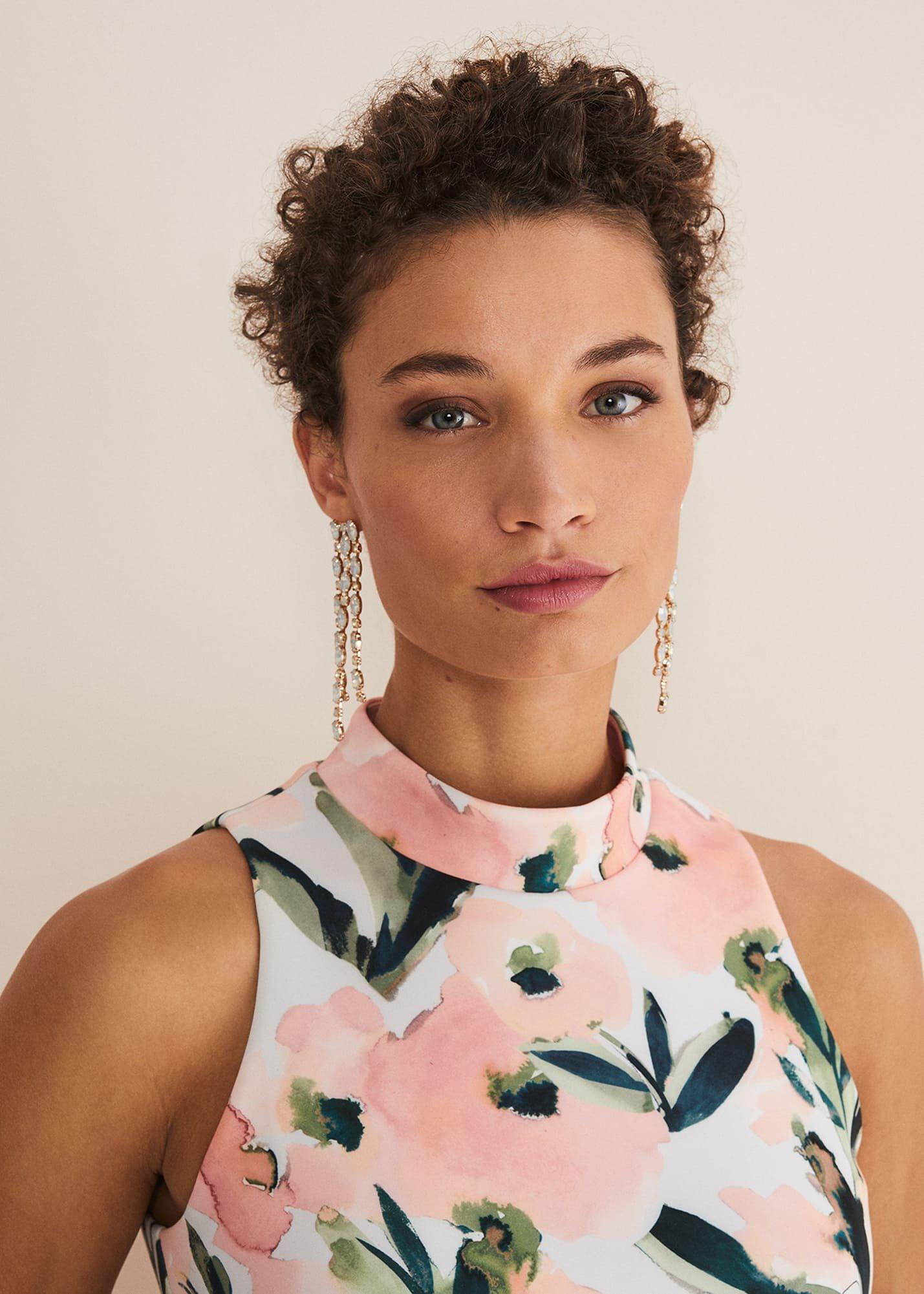 Stone Statement Drop Earring