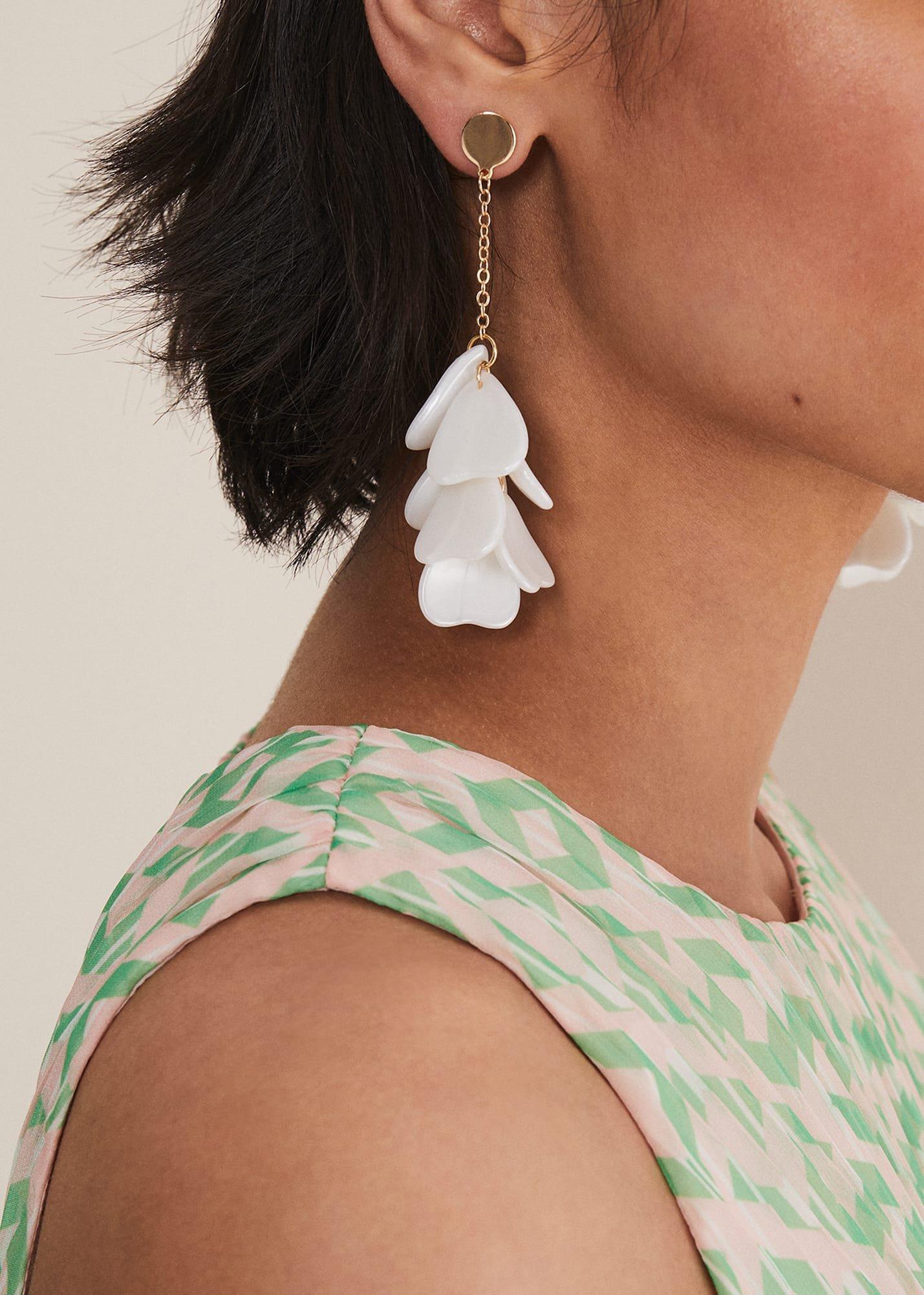 Petal Drop Earrings