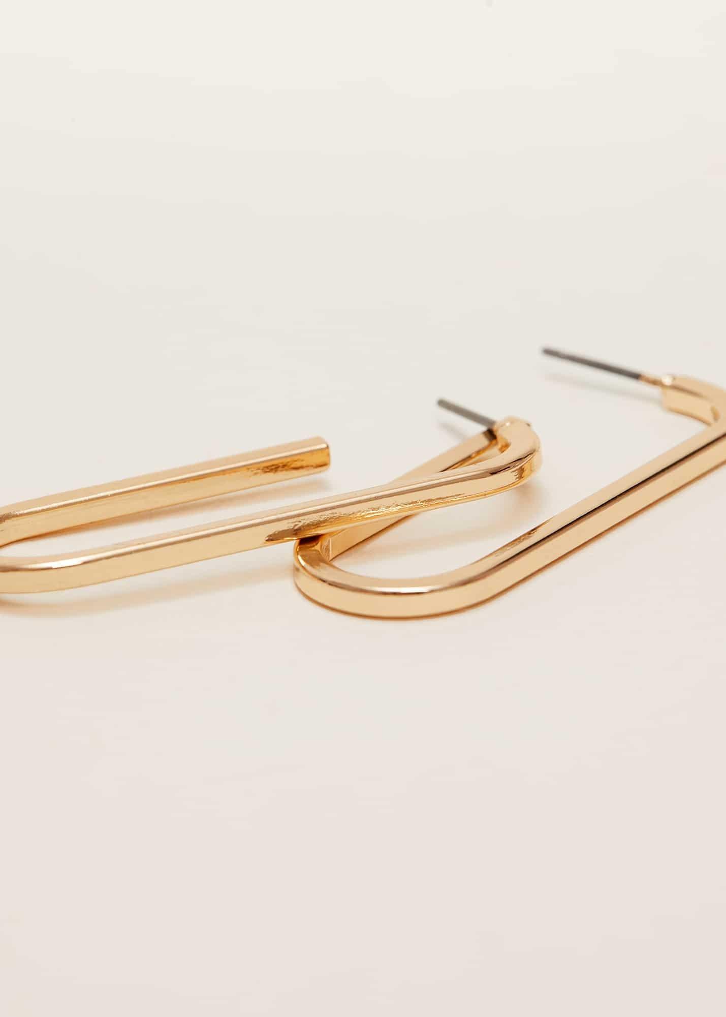 Oval Hoop Earring