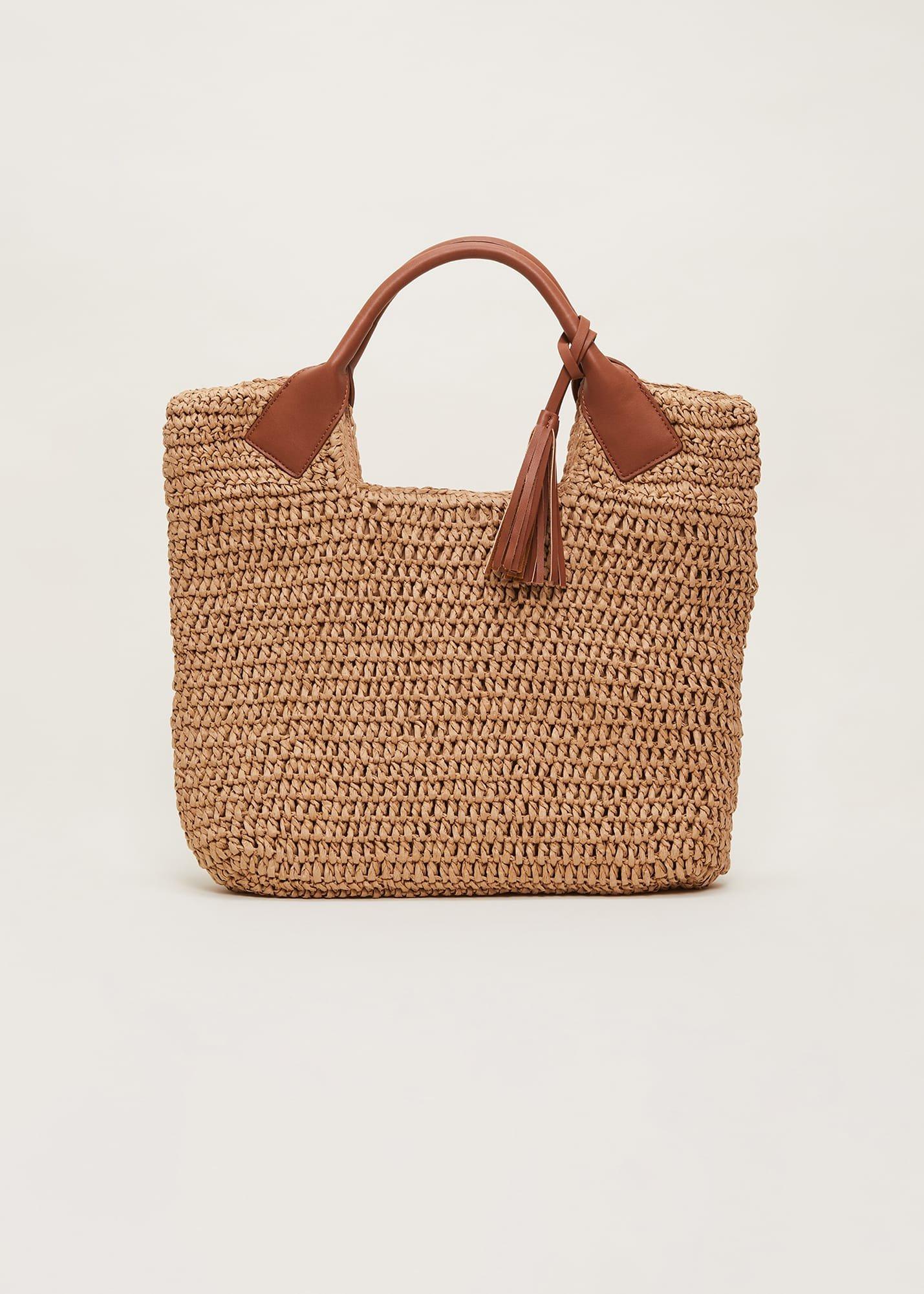 Raffia Shopper Bag