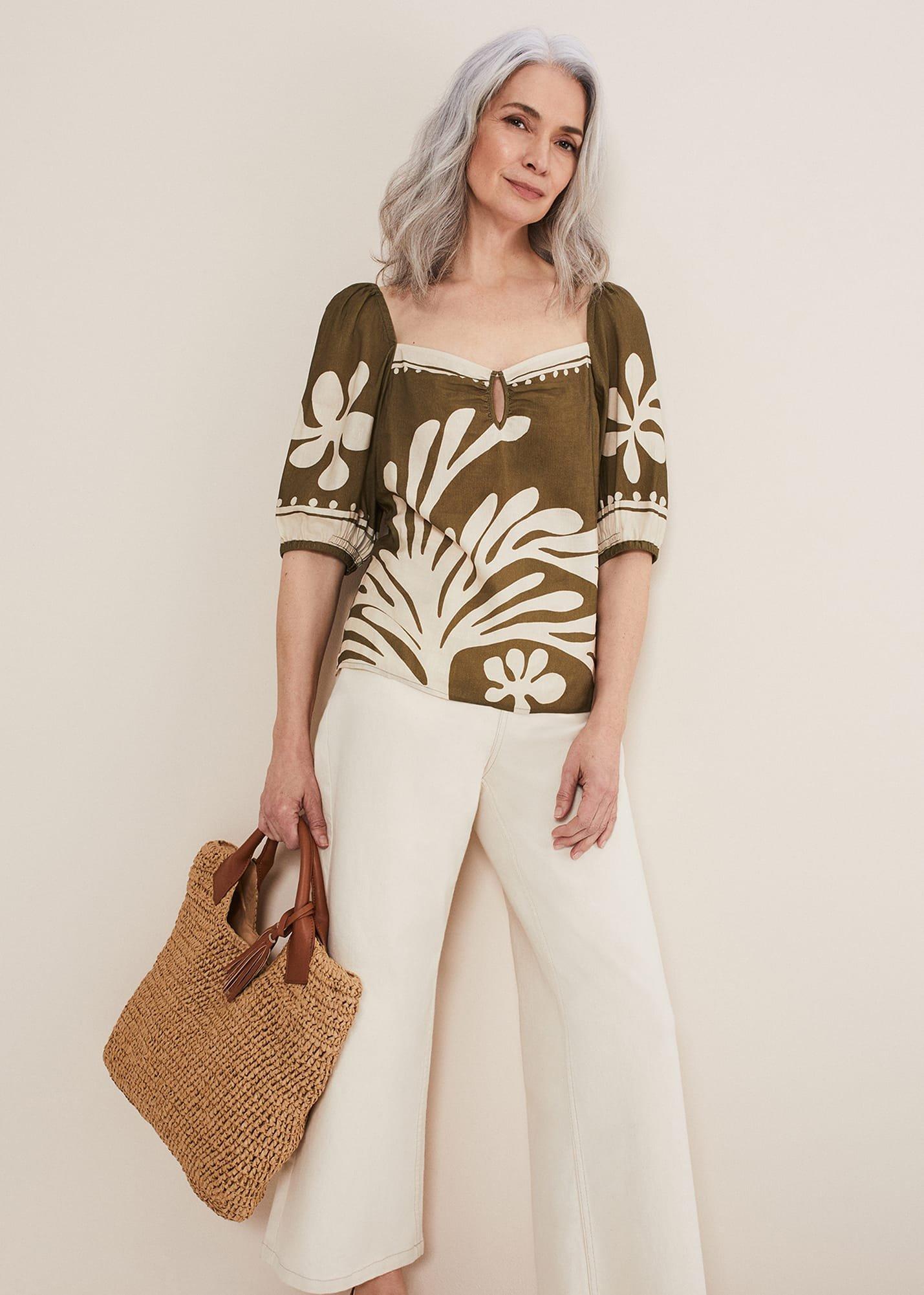 Raffia Shopper Bag