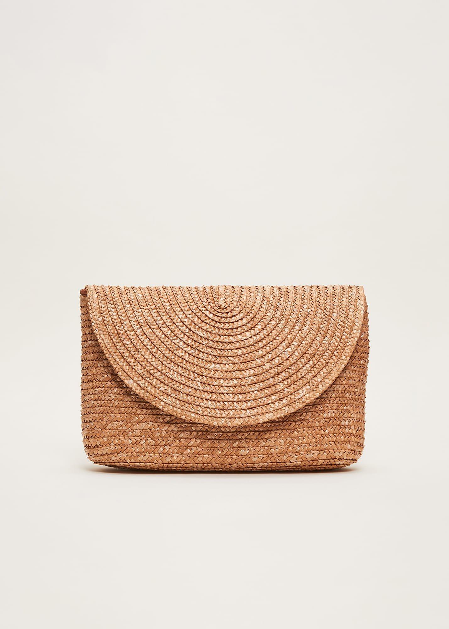 Straw Clutch Bag