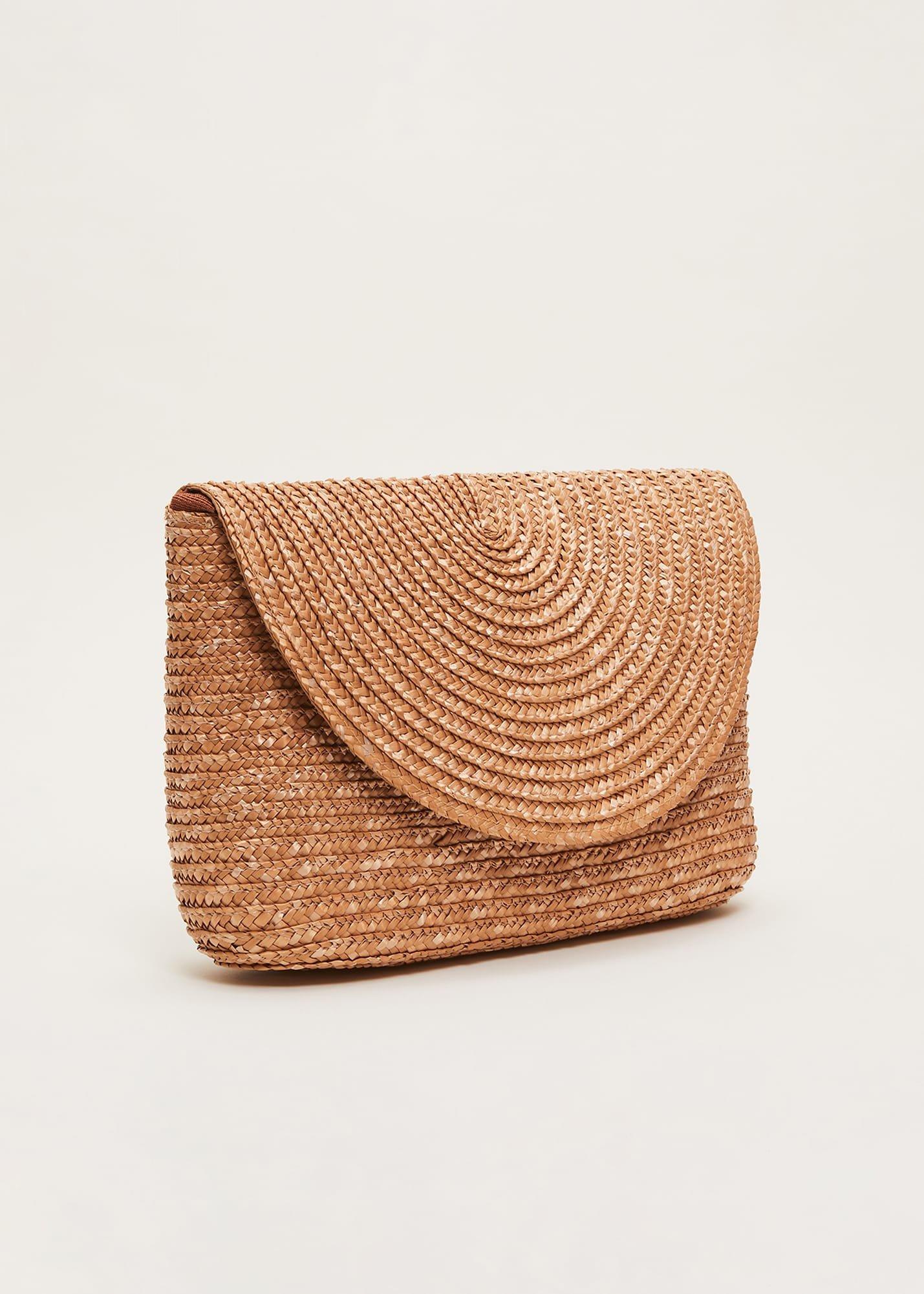 Straw Clutch Bag