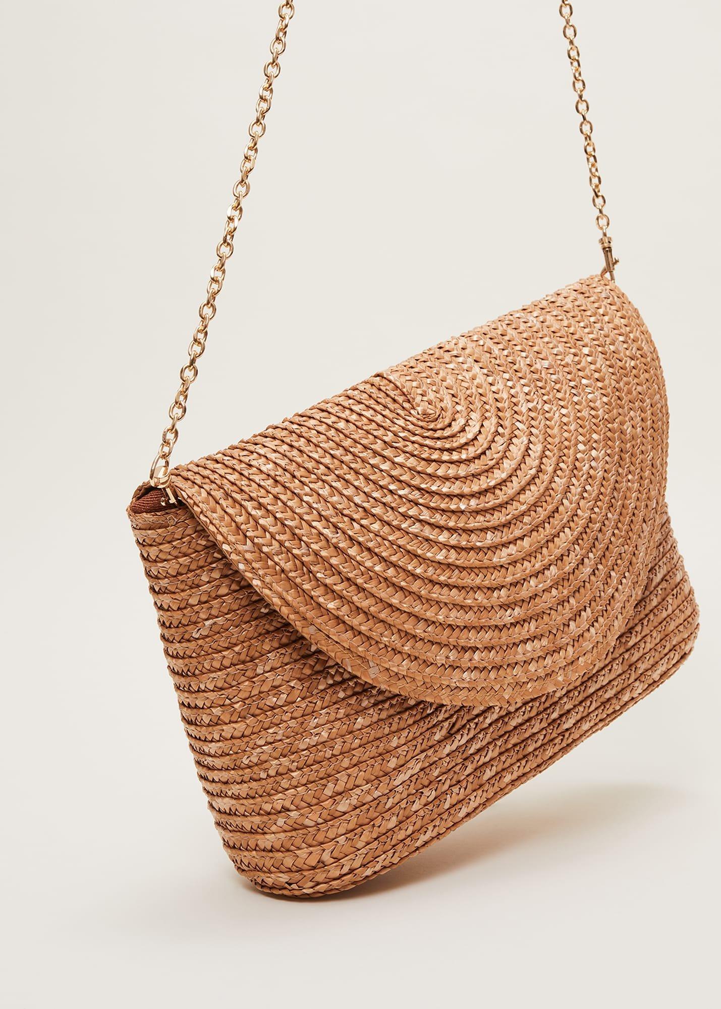 Straw Clutch Bag