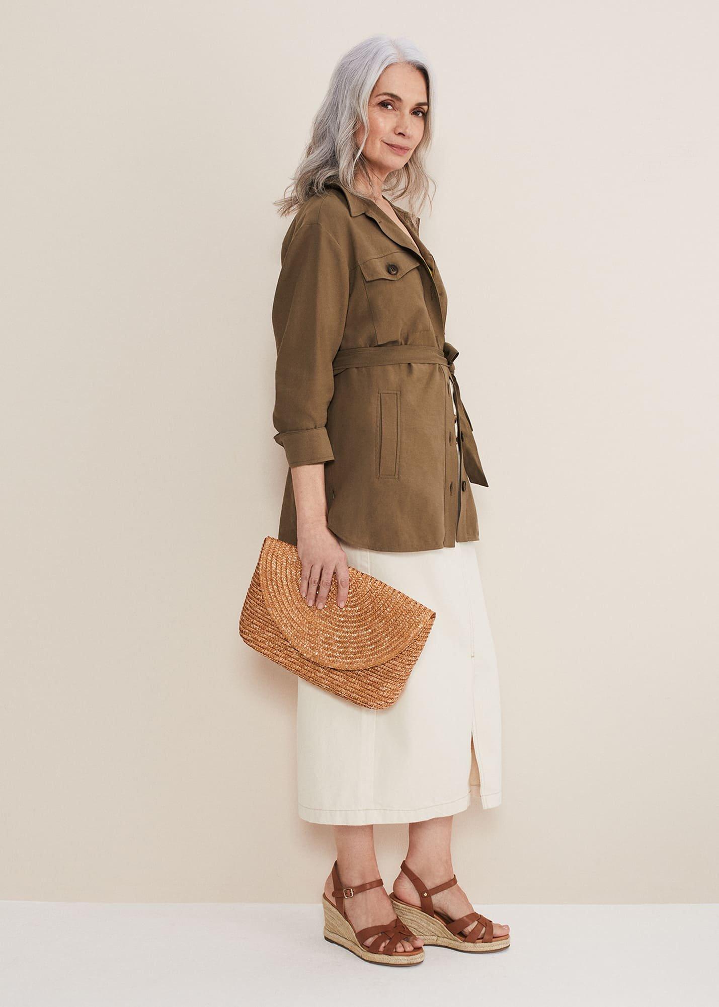 Straw Clutch Bag