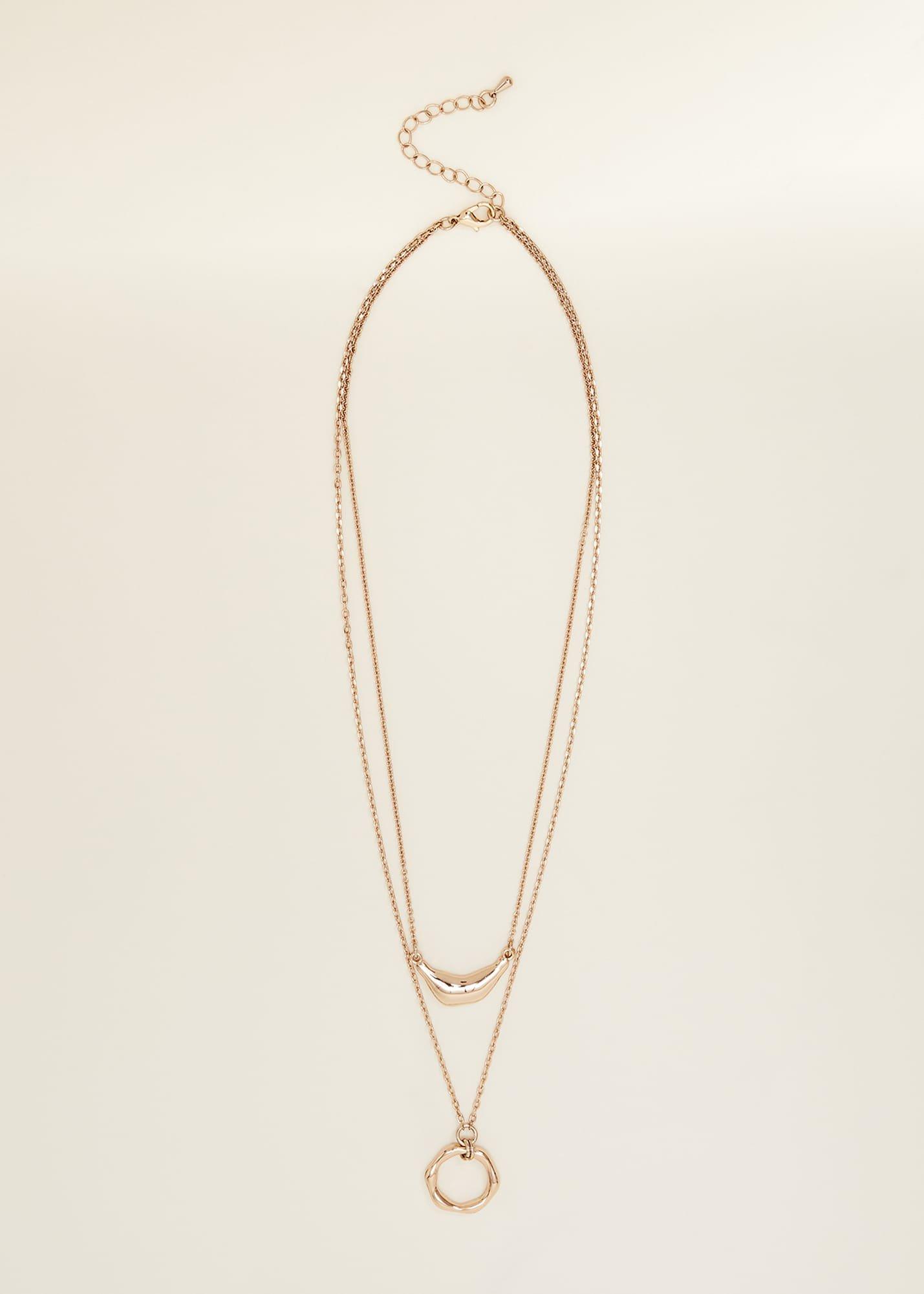 Chain Layer Short Necklace