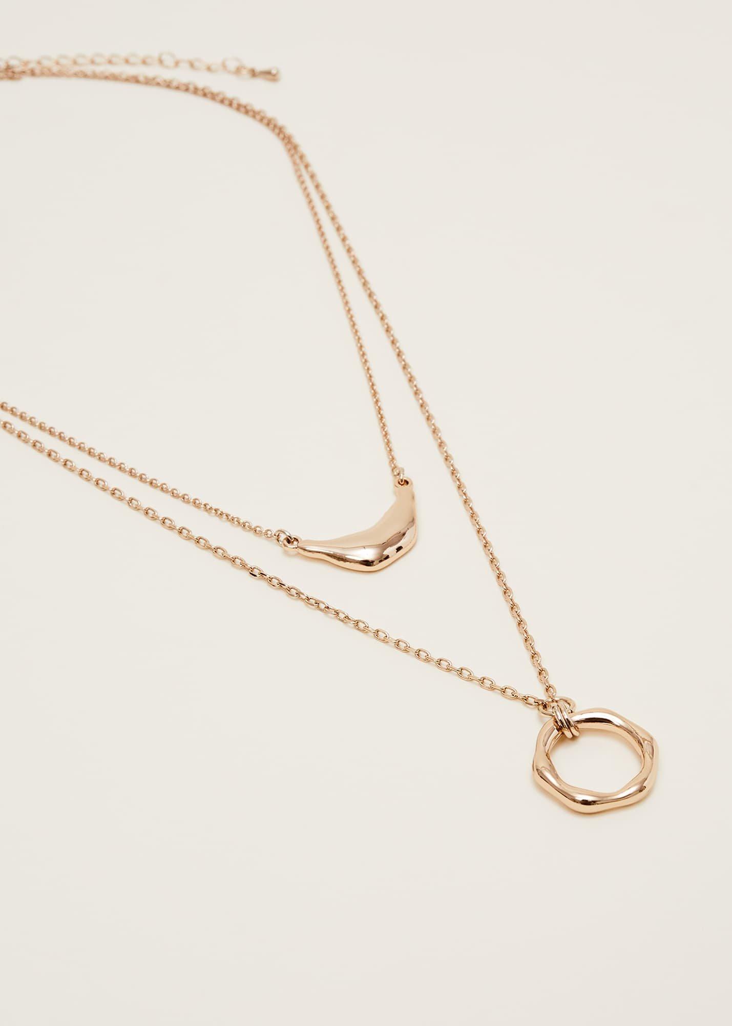 Chain Layer Short Necklace