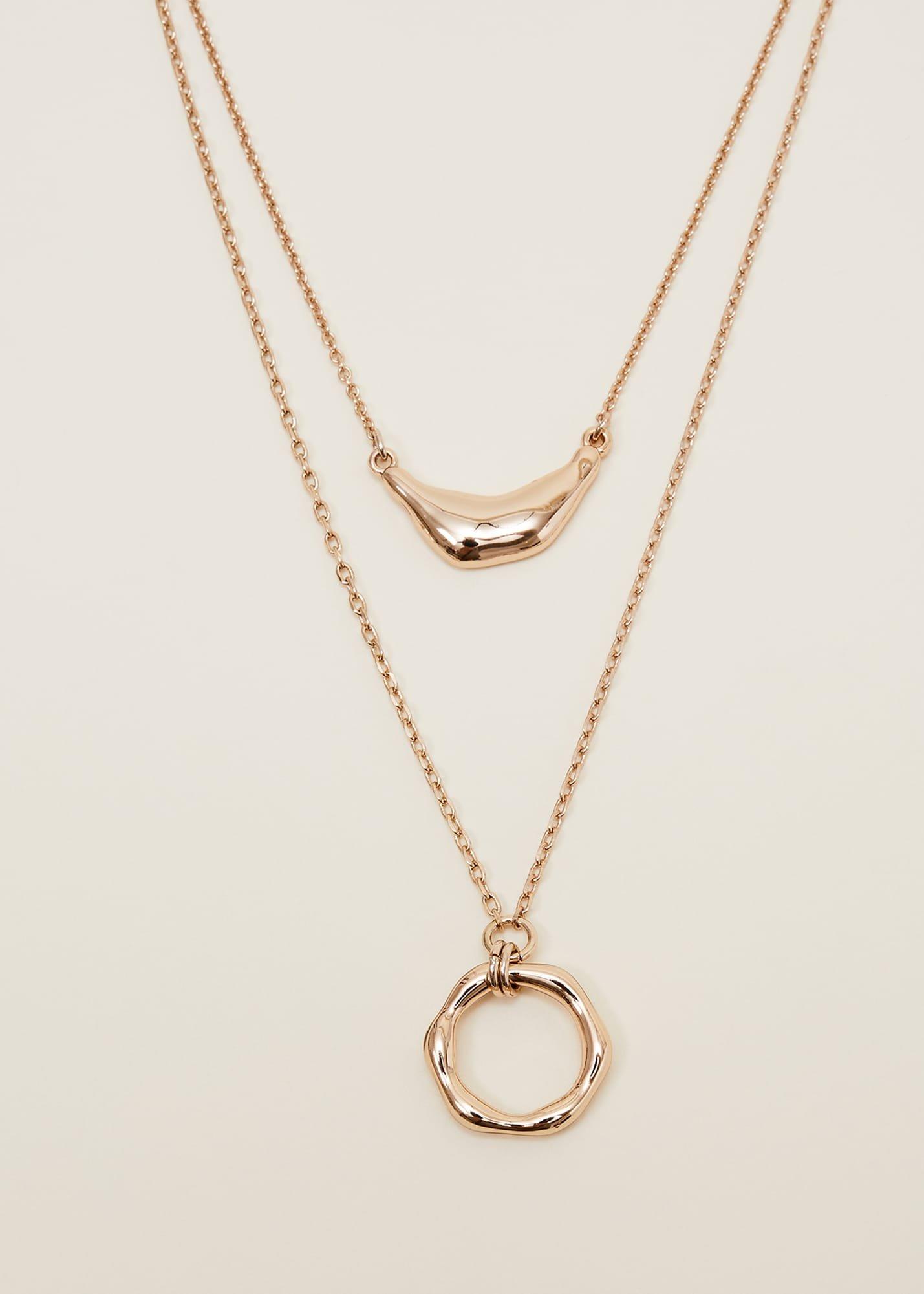 Chain Layer Short Necklace