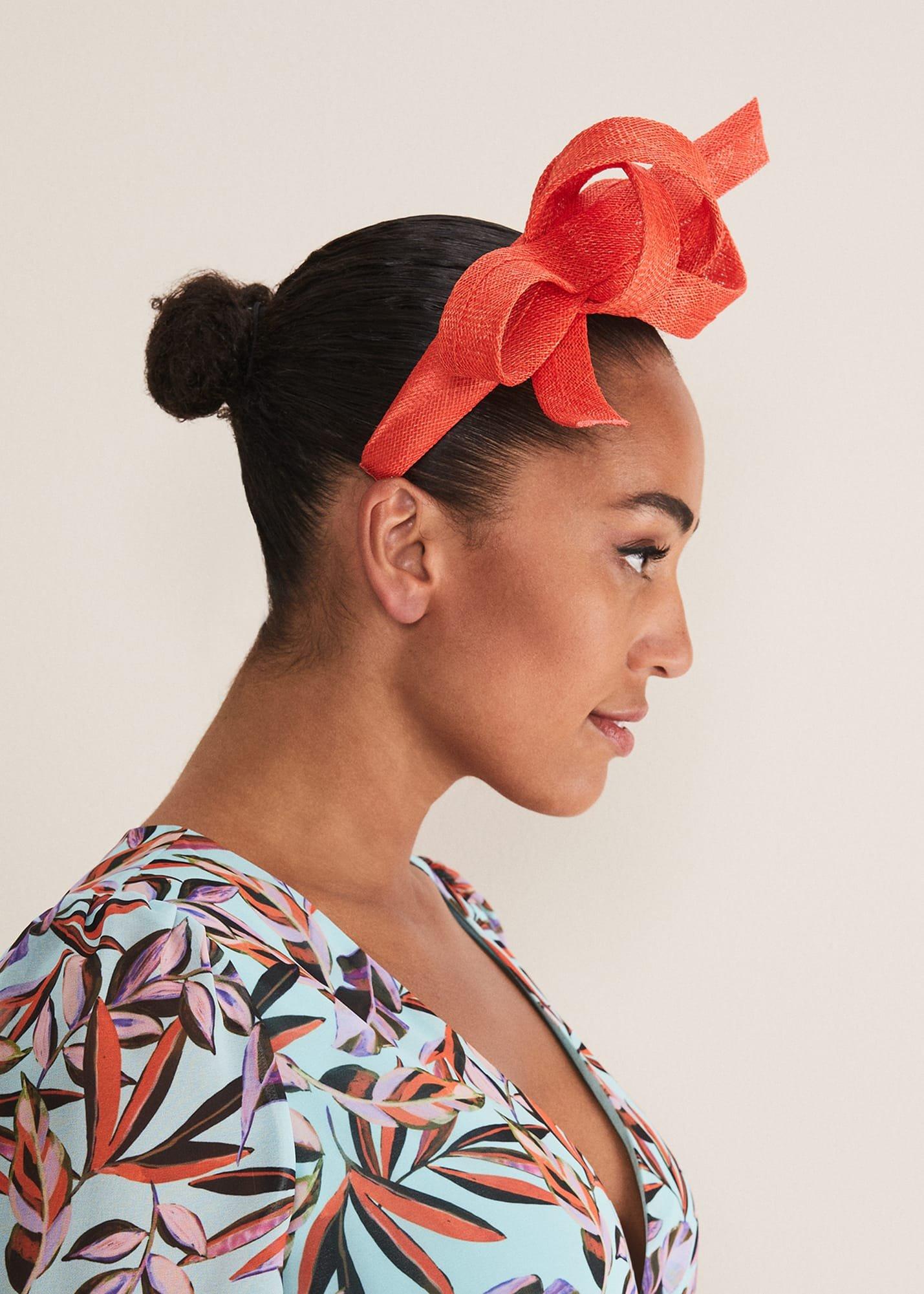 Orange Bow Headband