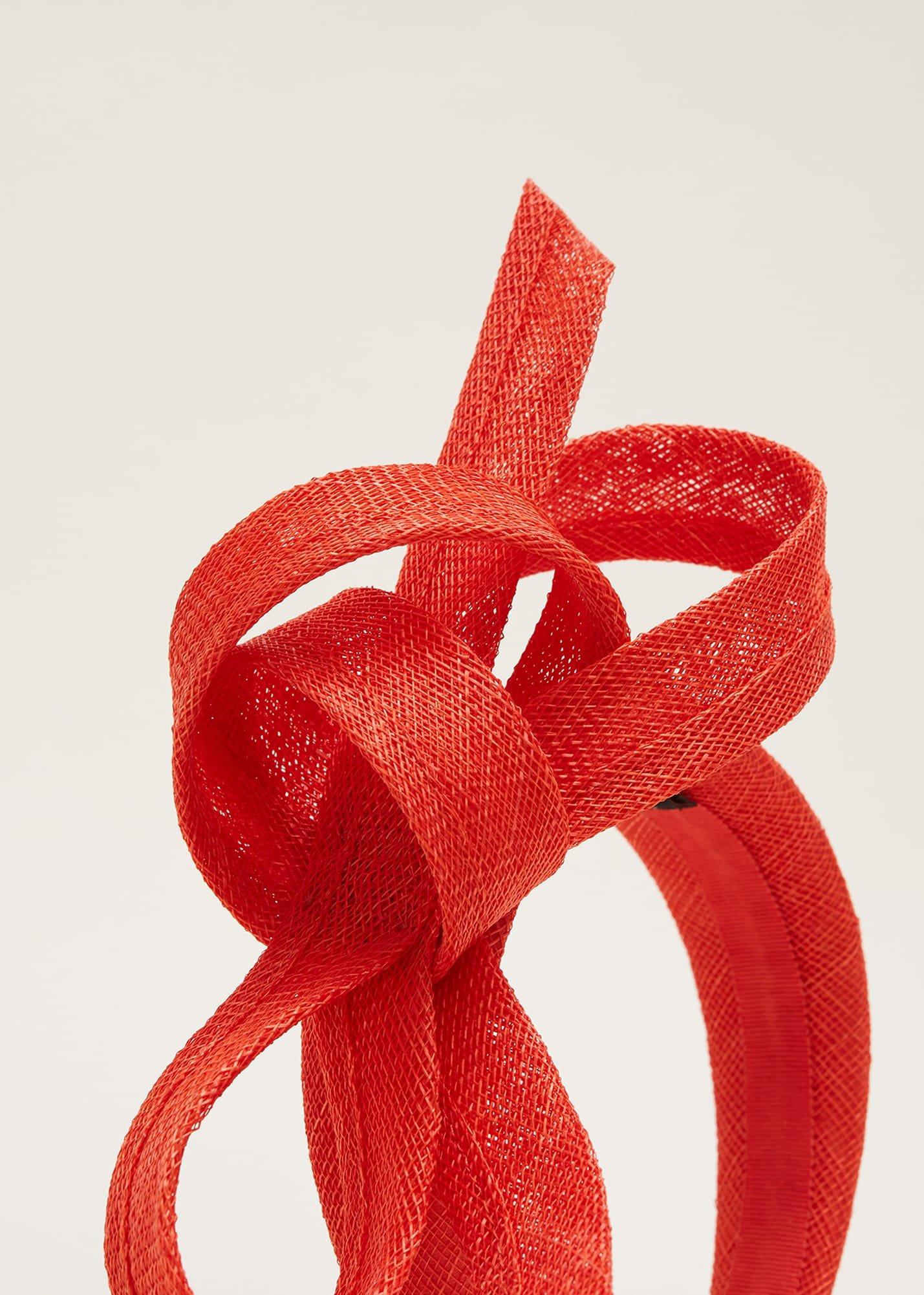 Orange Bow Headband