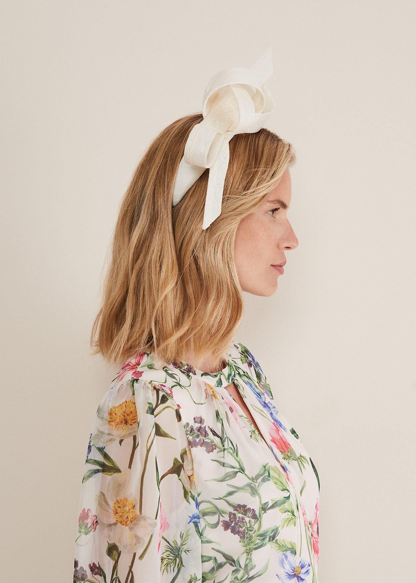Ivory Bow Headband
