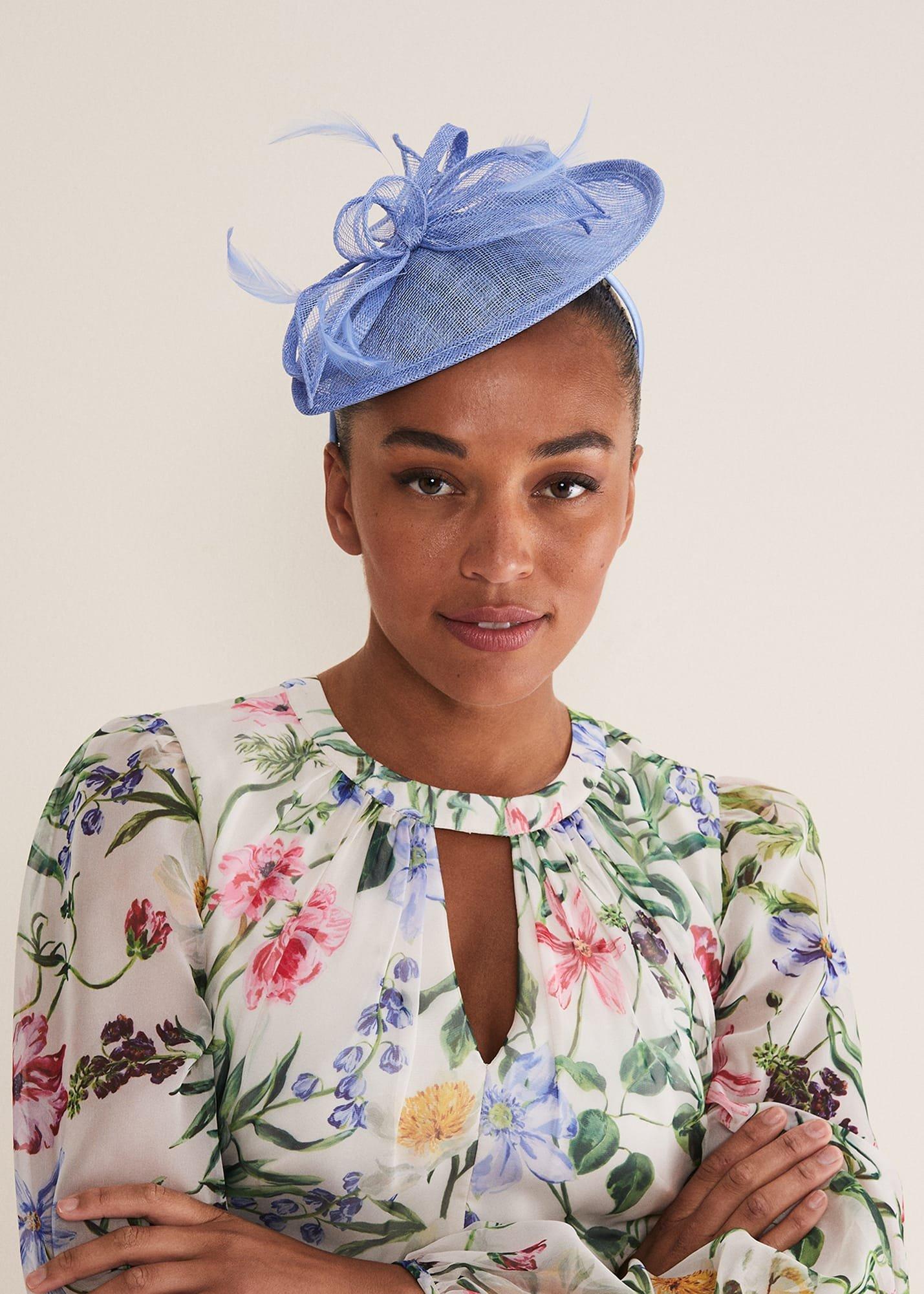 Light Blue Fascinator