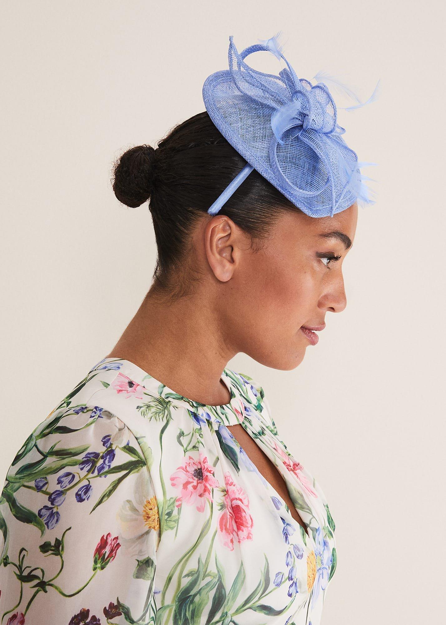 Light Blue Fascinator
