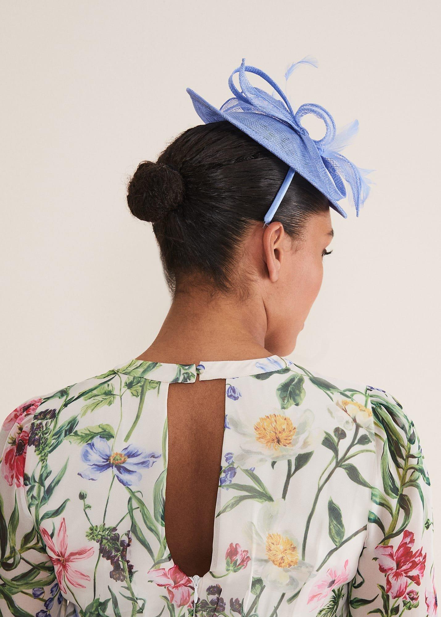 Light Blue Fascinator