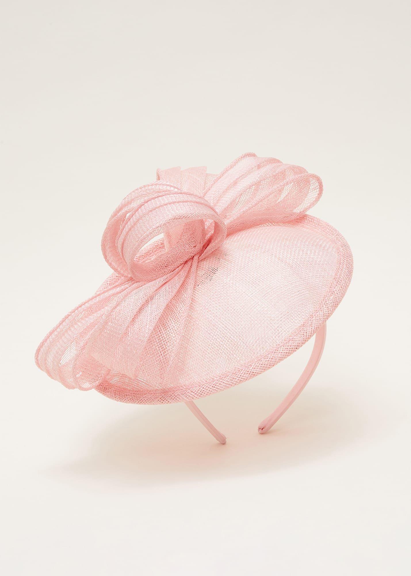 Pink Bow Fascinator