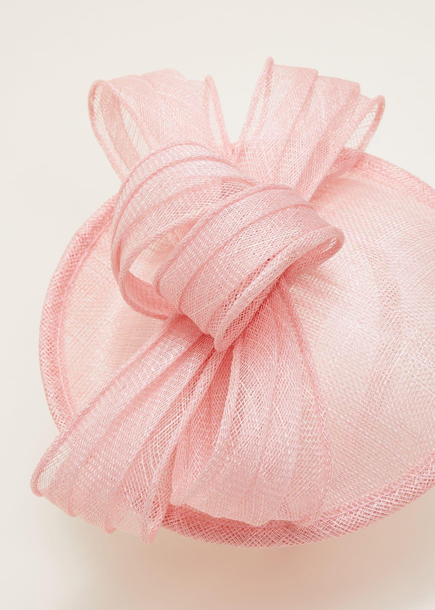 Pink Bow Fascinator