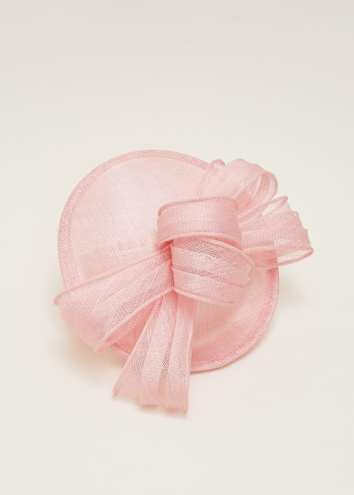 Pink Bow Fascinator