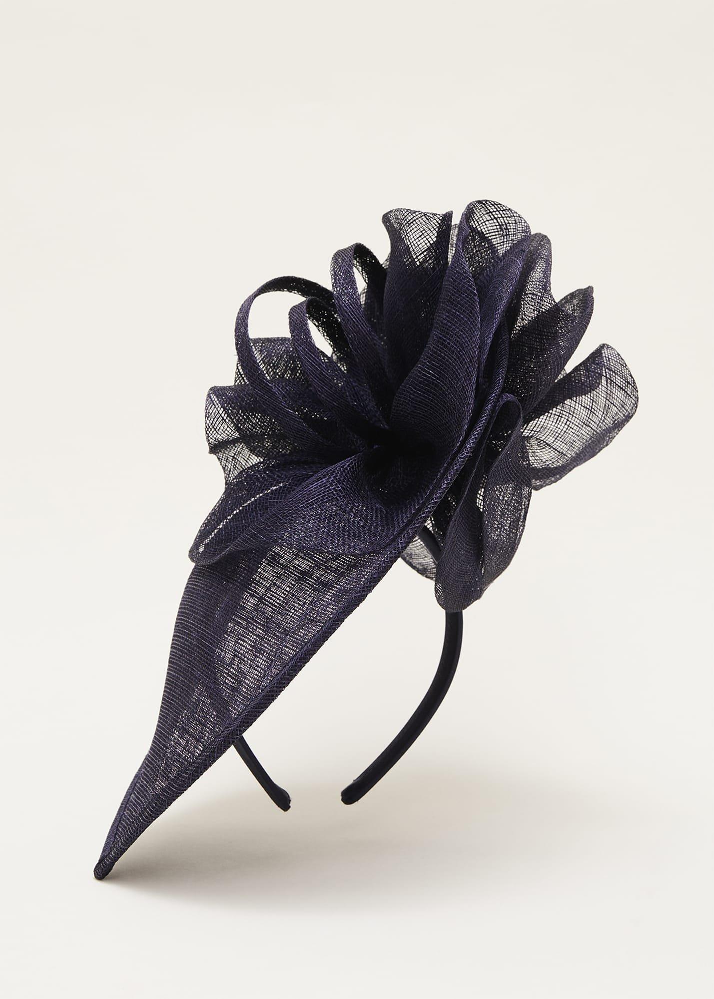 Navy Fascinator