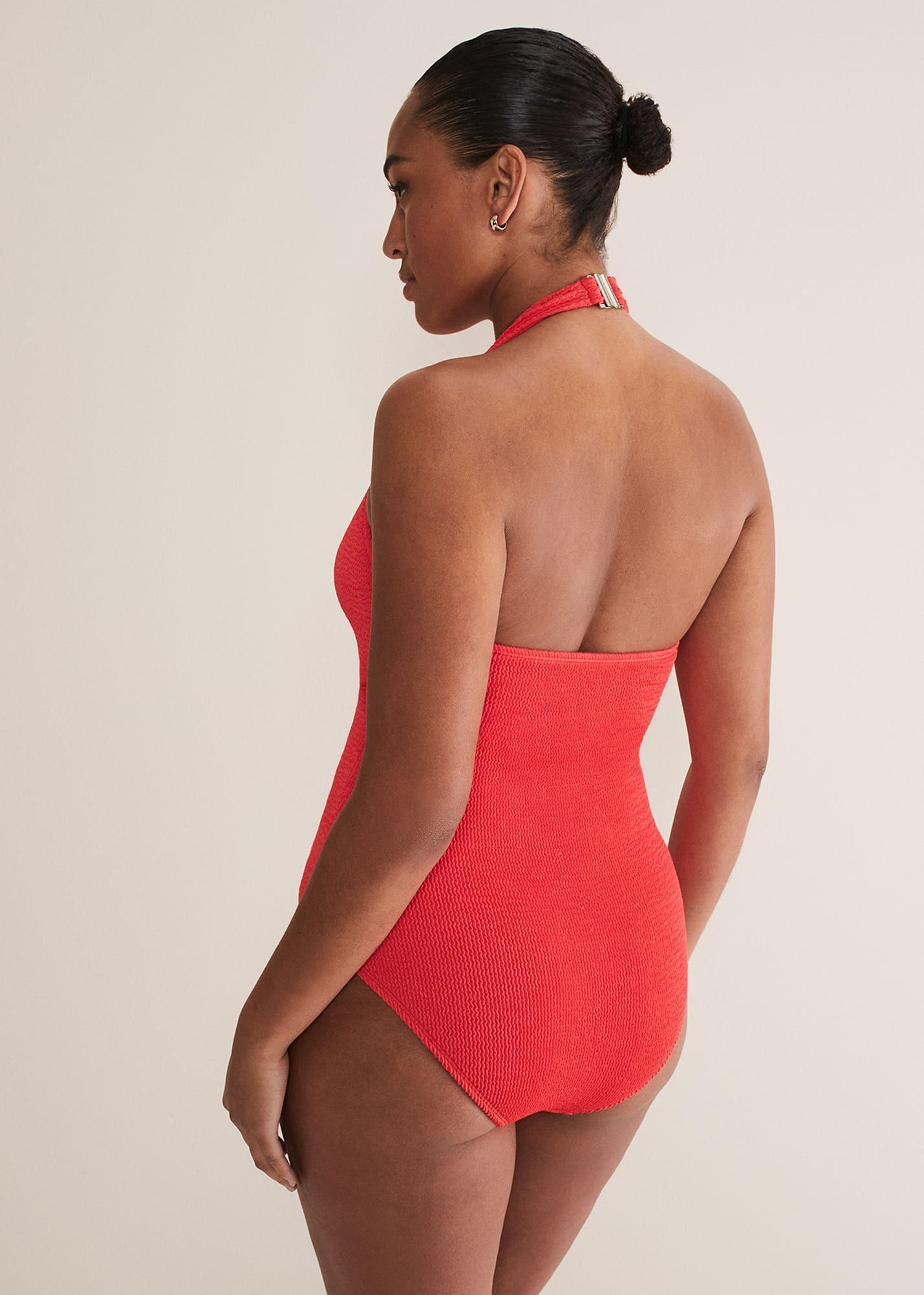 Red Halterneck Swimsuit