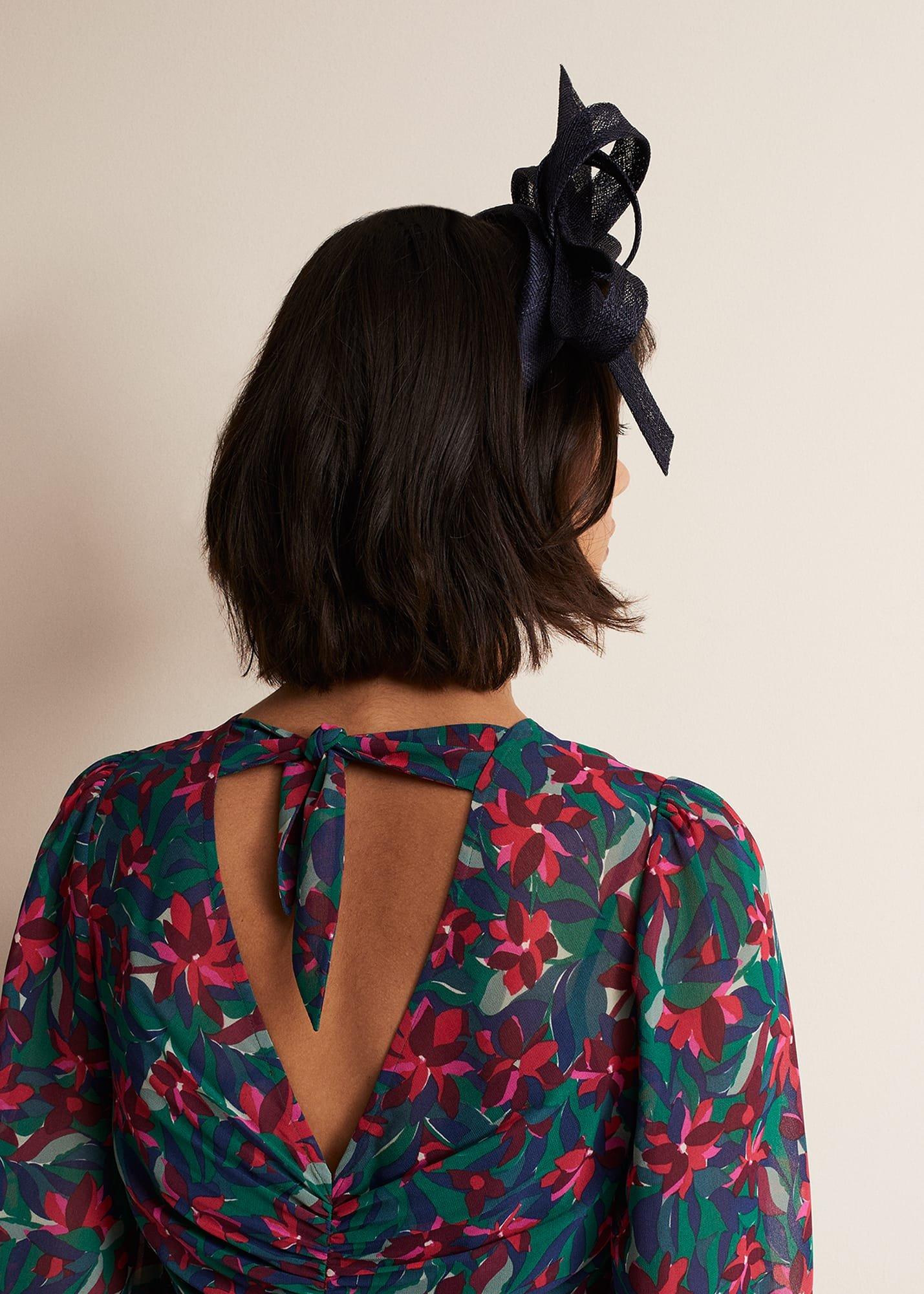 Navy Bow Headband