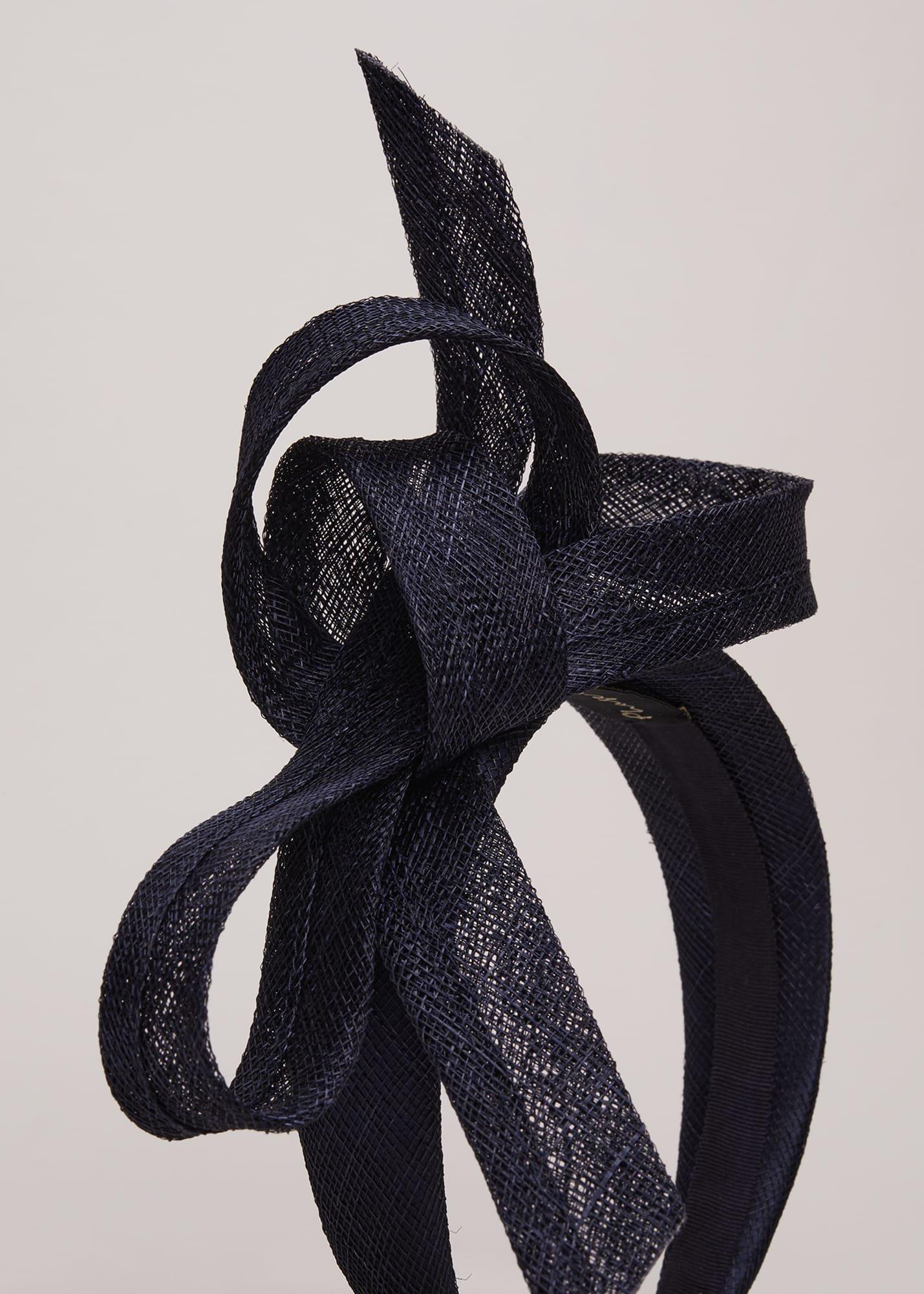 Navy Bow Headband