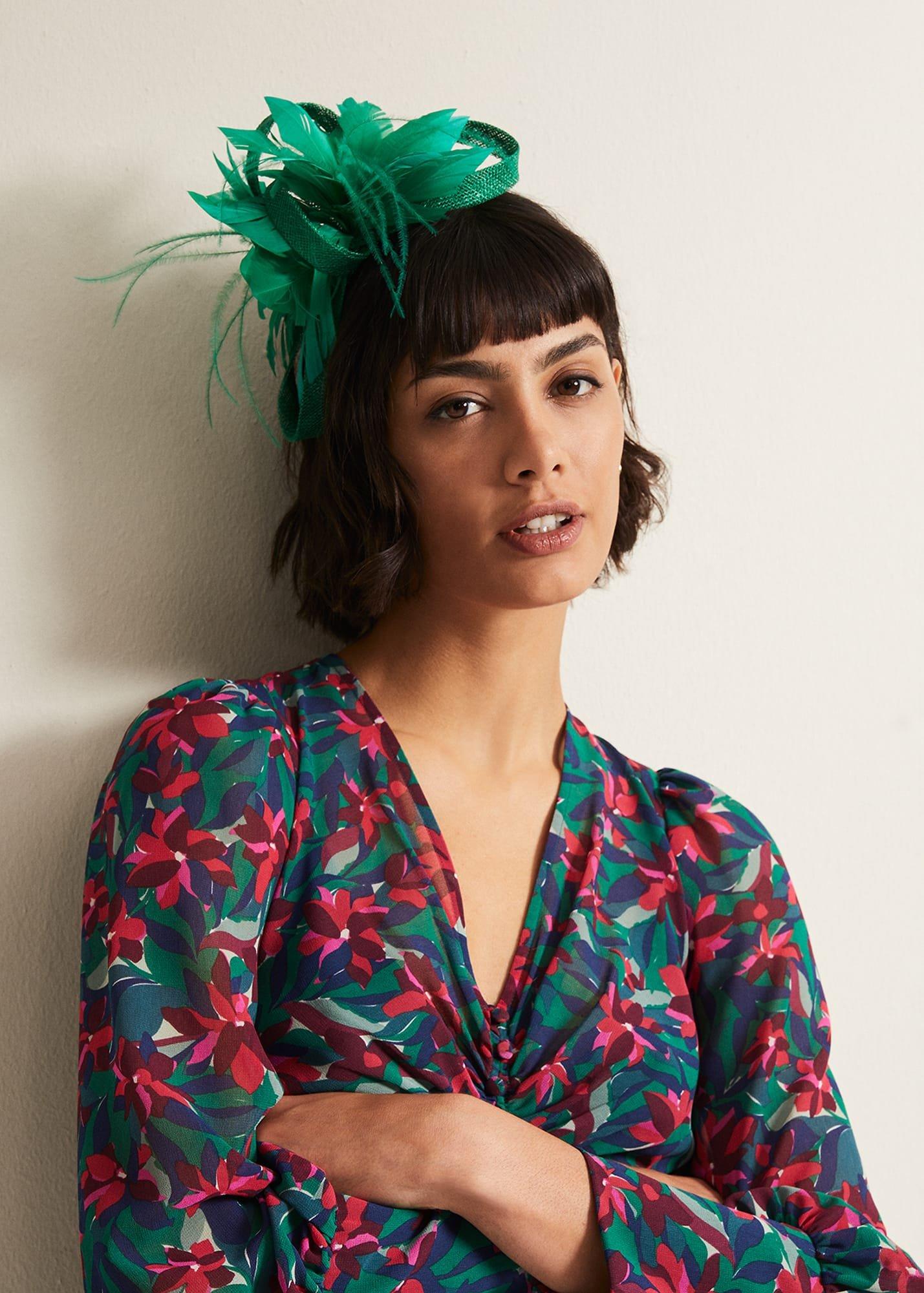 Green Flower Headband