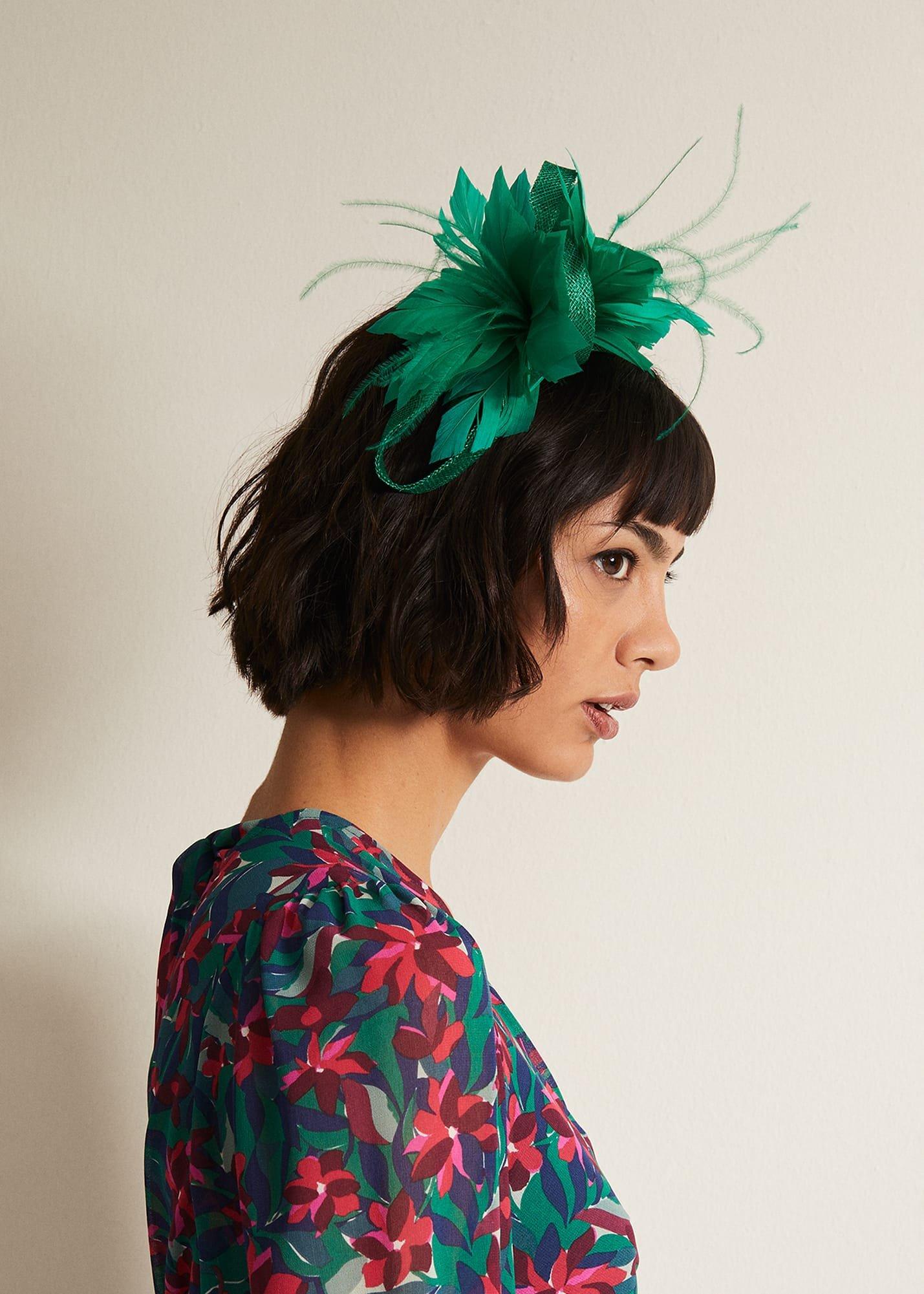 Green Flower Headband