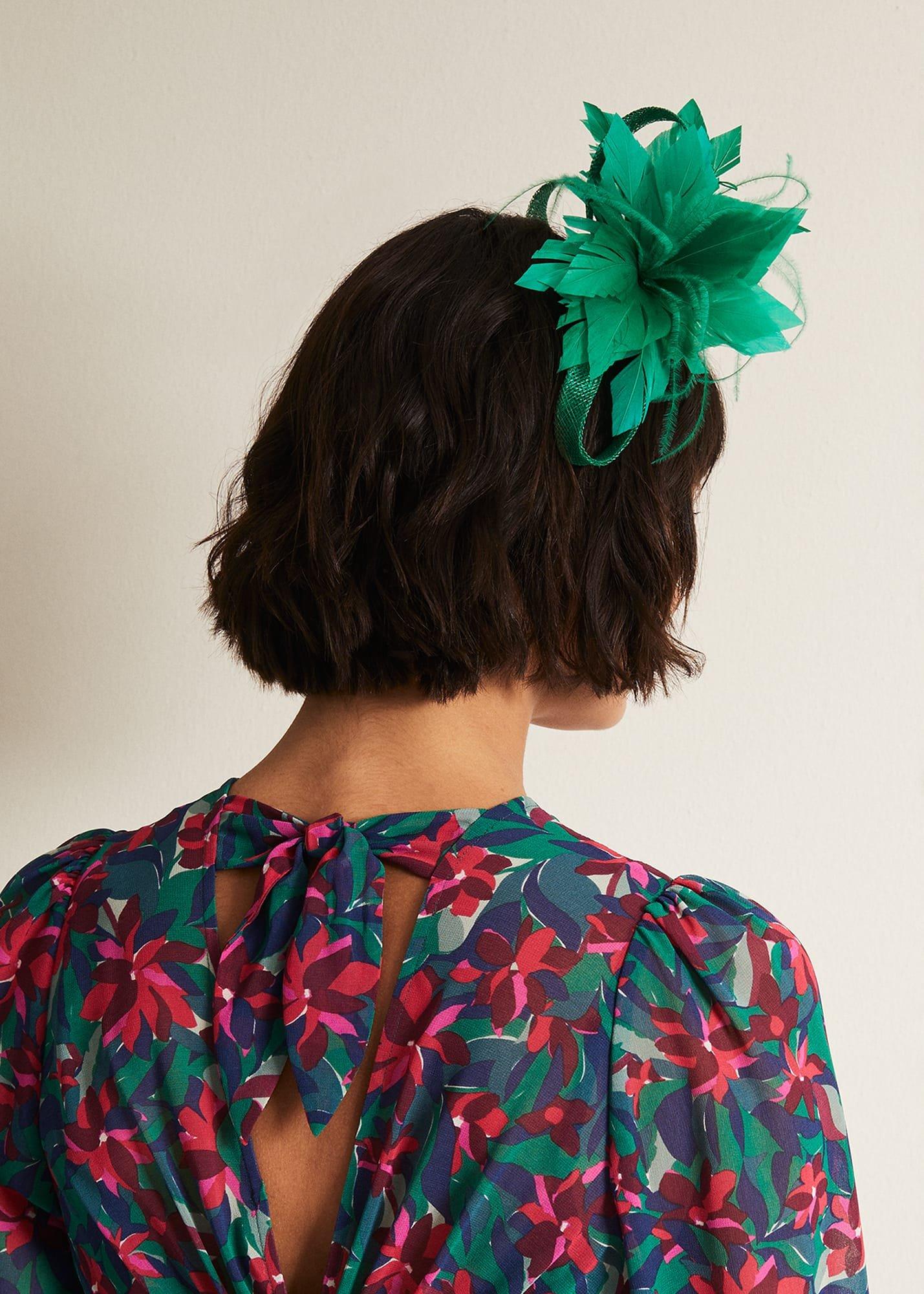 Green Flower Headband
