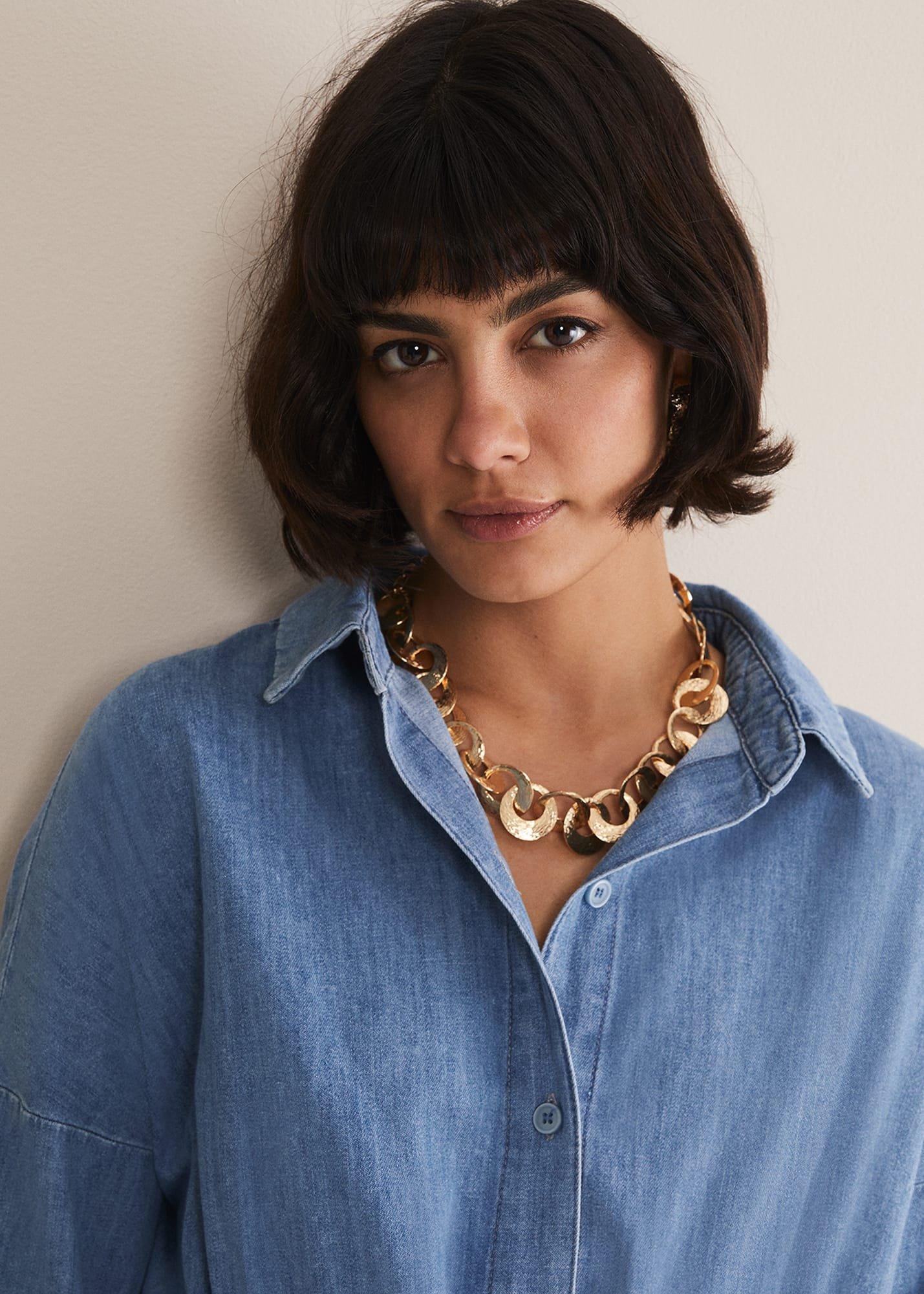 Gold Circle Necklace