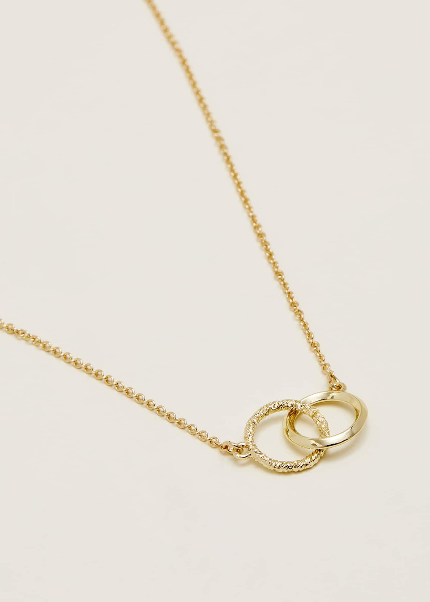 Gold Circle Necklace