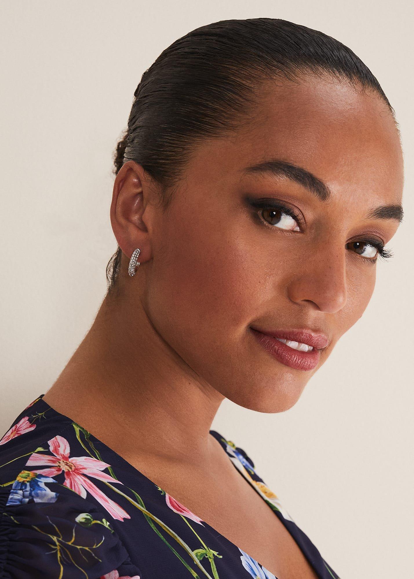 Sparkle Hoop Earrings