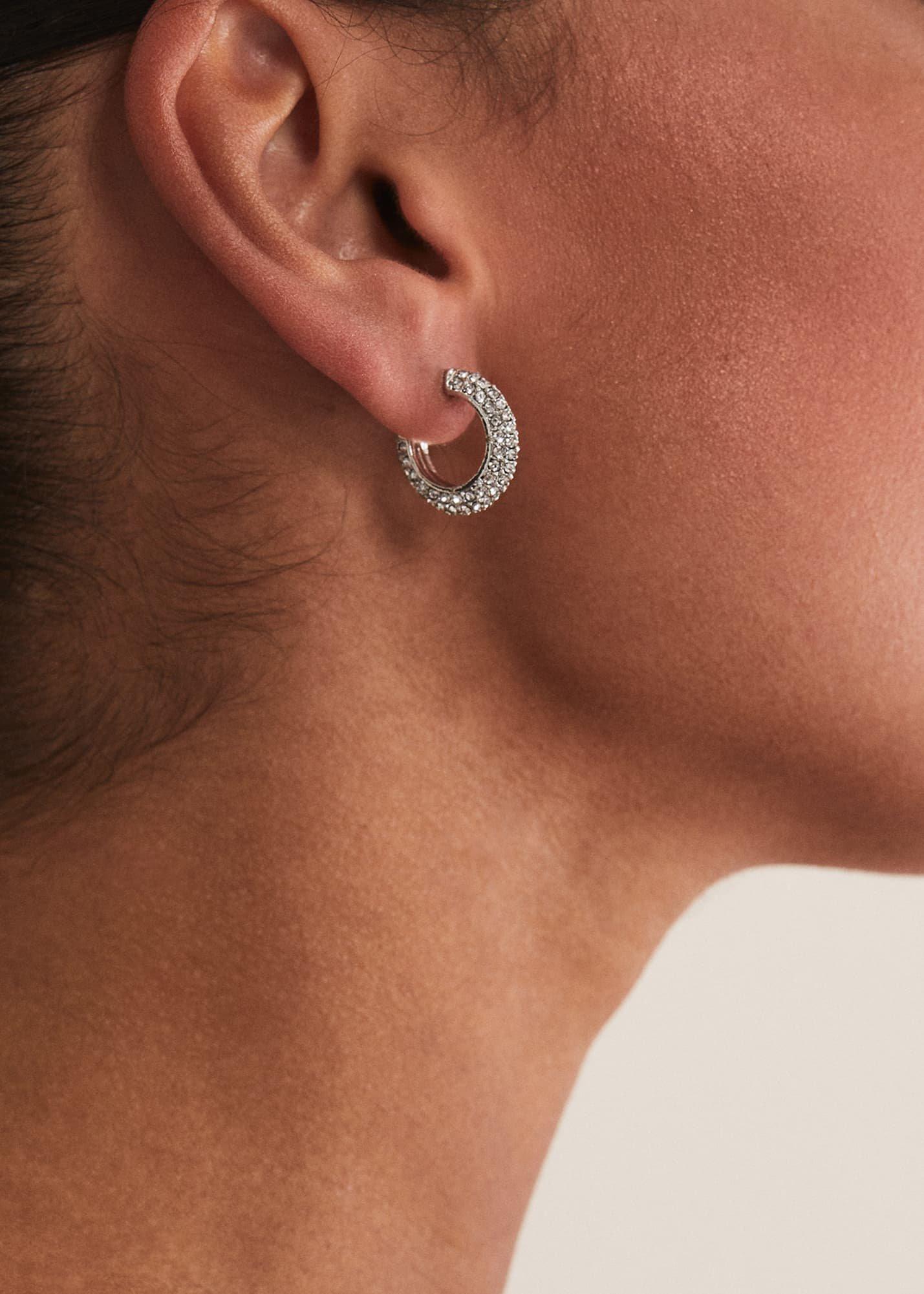 Sparkle Hoop Earrings