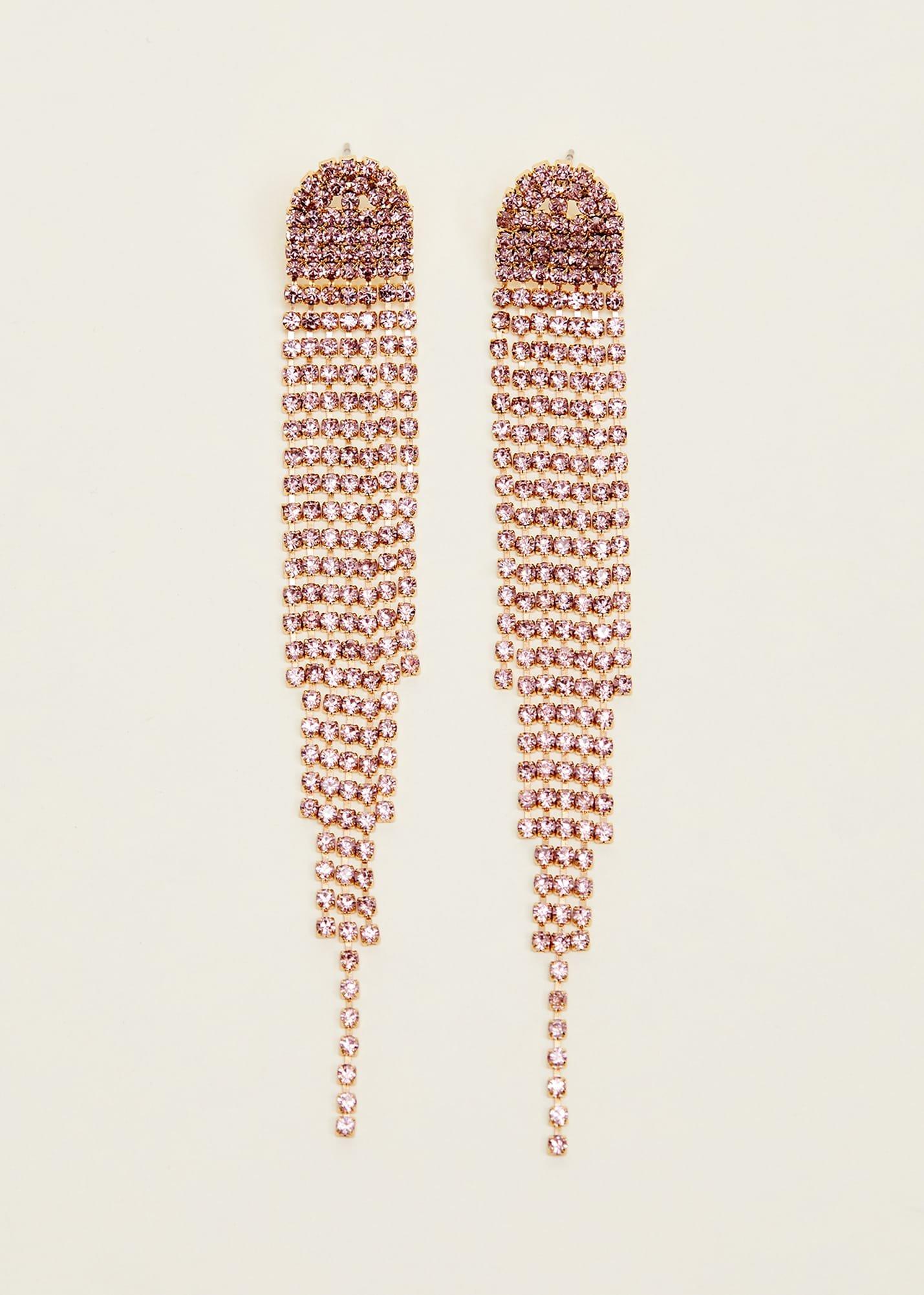 Pink Drop Earrings