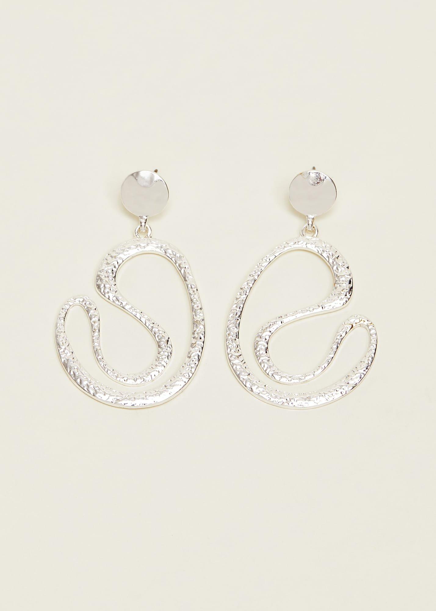 Silver Drop Earrings