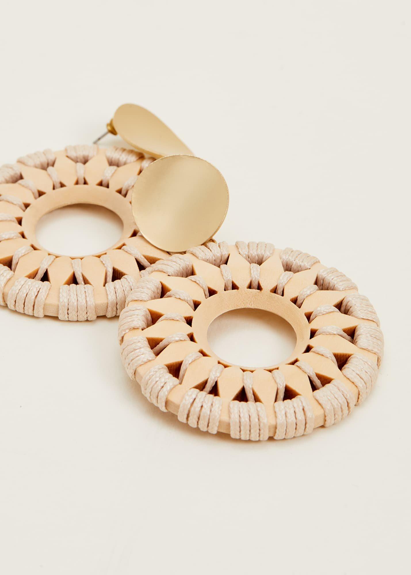 Pattern Drop Earrings