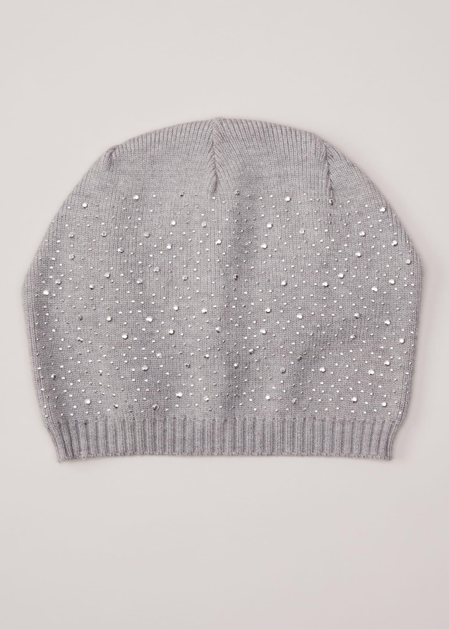 Grey Sparkly Beanie