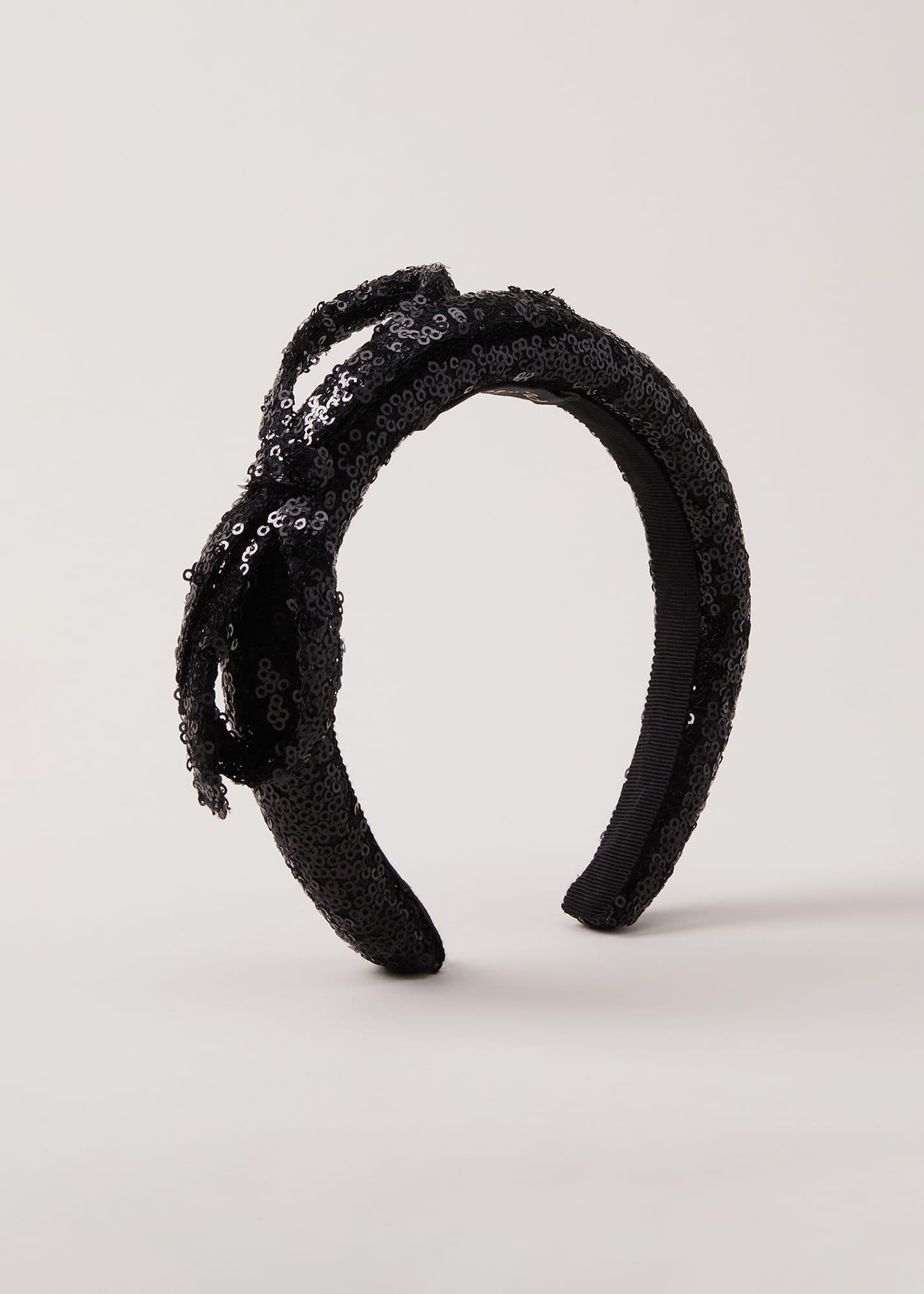 Black Sequin Headband