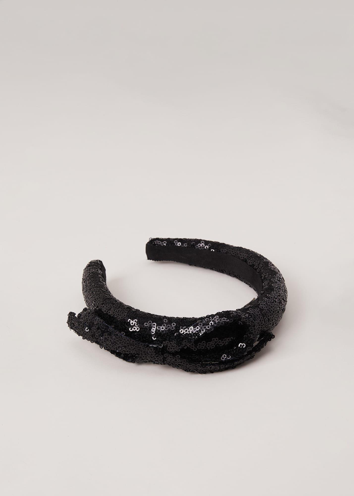 Black Sequin Headband